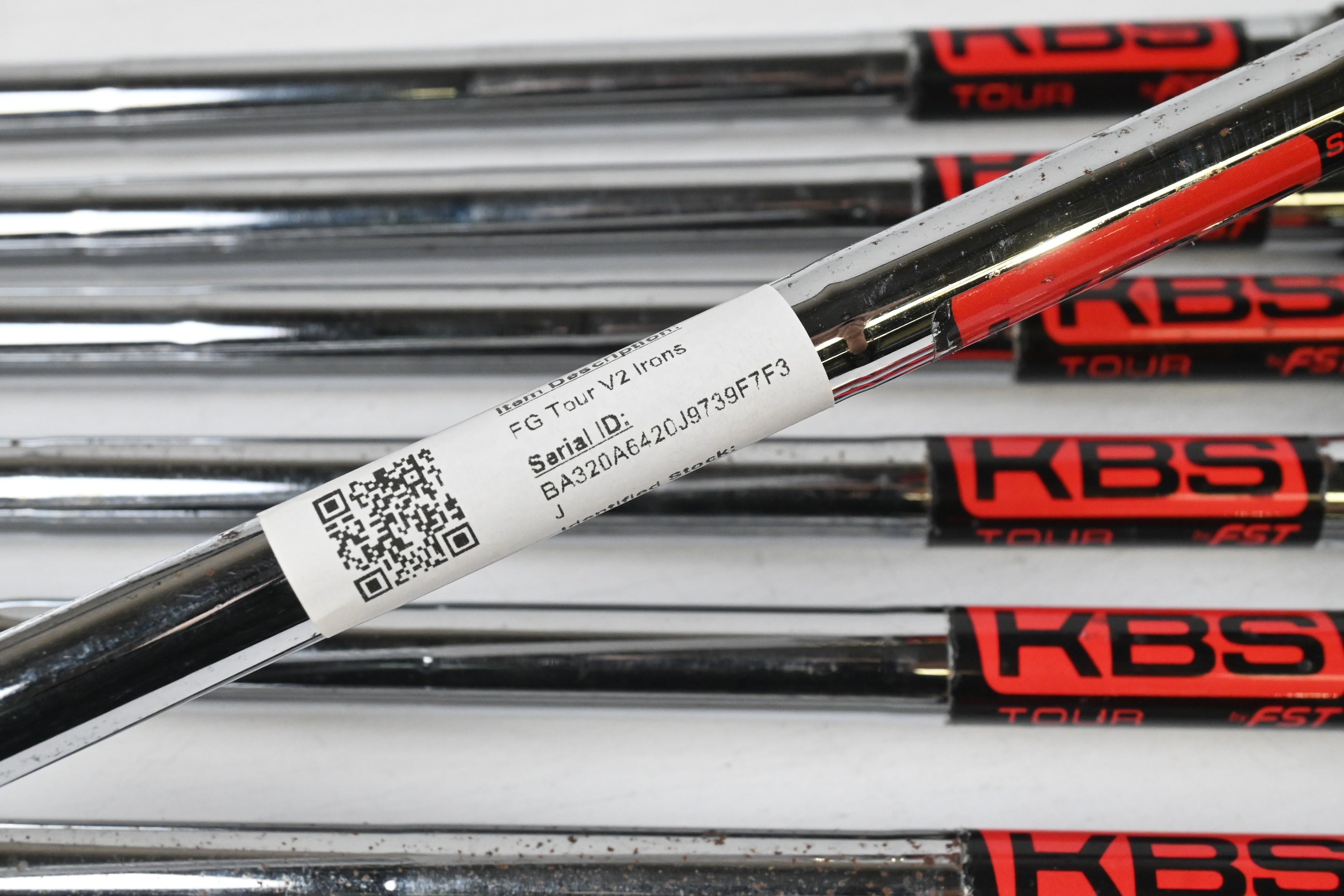 Wilson FG Tour V2 Irons / 4-PW / Stiff Flex KBS Tour Shafts
