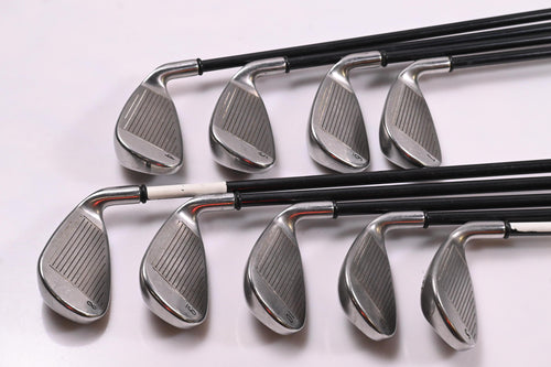 Left Hand Callaway Big Bertha 2002 Irons / 4-PW+GW+SW / Regular Flex Callaway 75