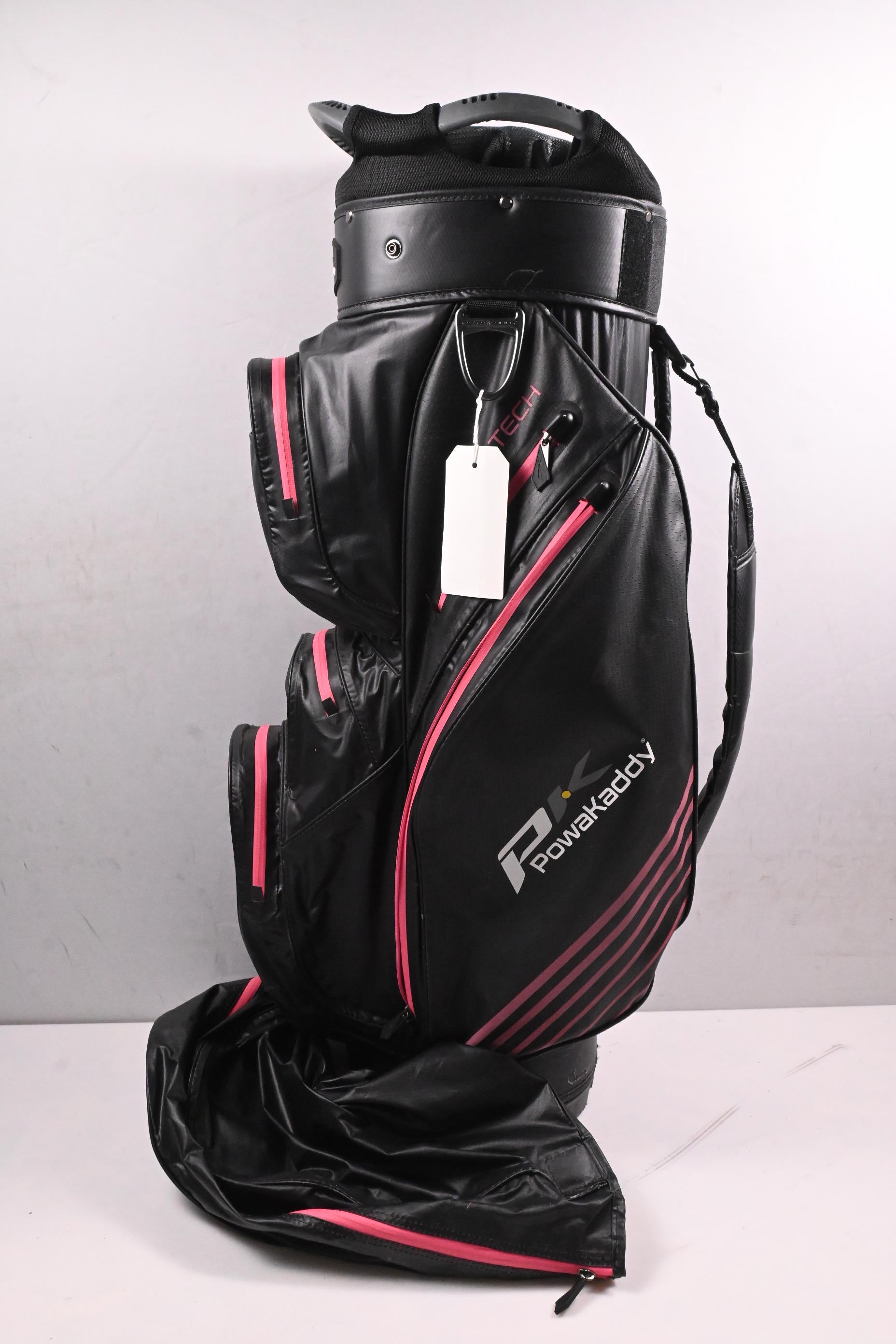 Powakaddy Dri Tech Cart Bag / 14-Way Divder / Black