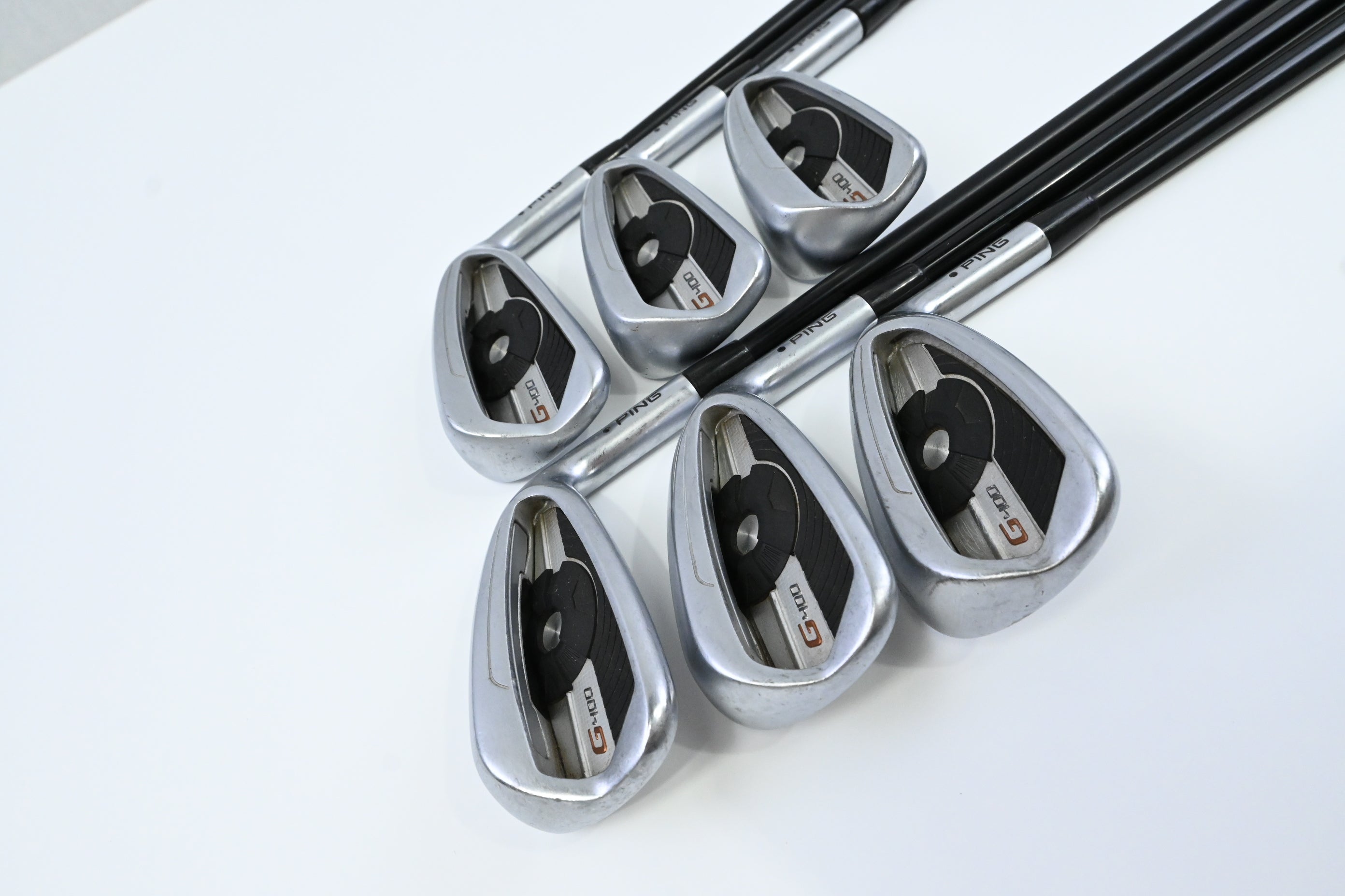 Ping G400 Irons / 5-PW / Black Dot / Senior Flex Ping Alta CB AWT