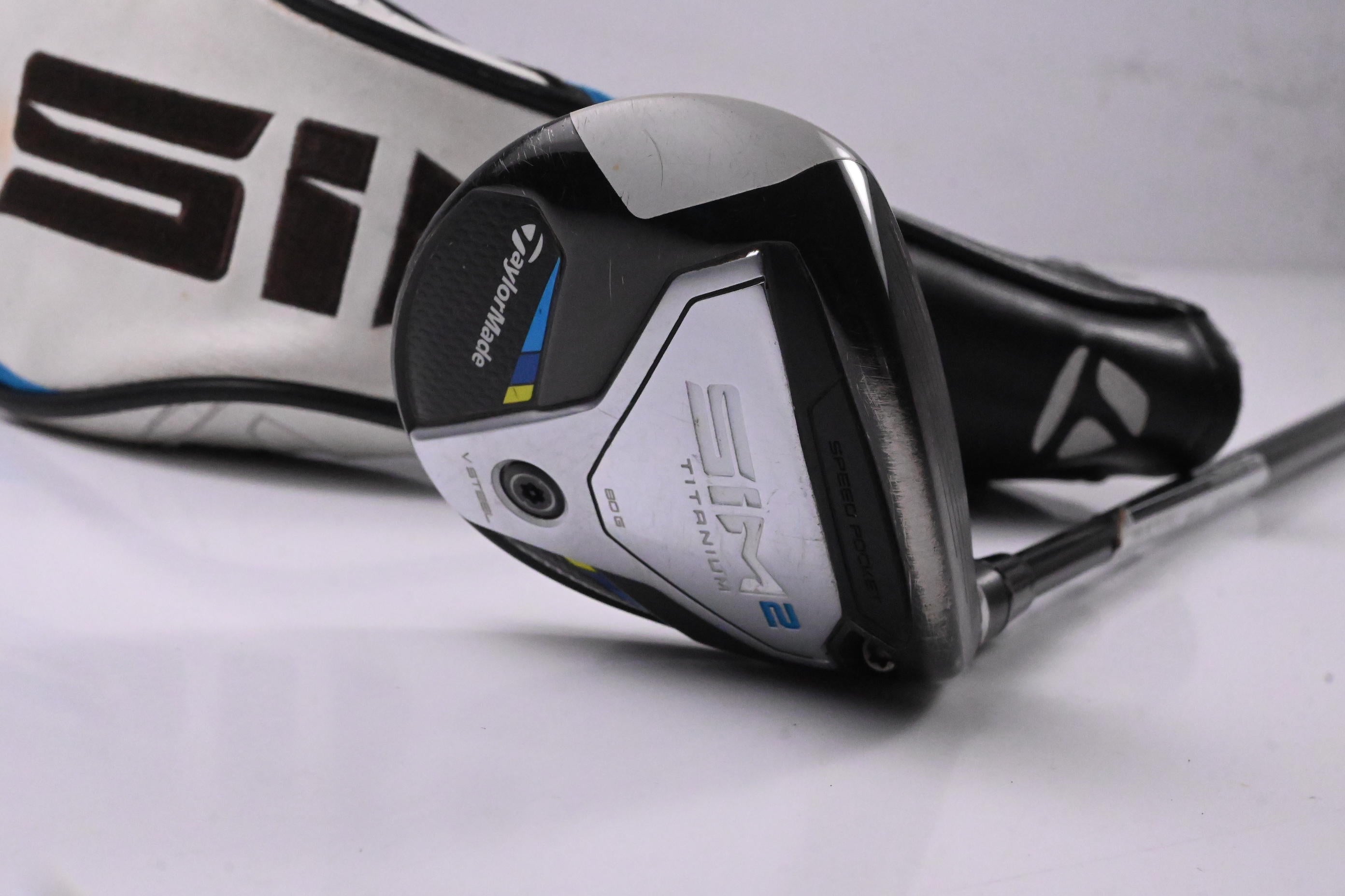 Taylormade SIM2 Ti #3 Wood / 15 Degree / Stiff Flex Tensei AV RAW Blue 65 Shaft