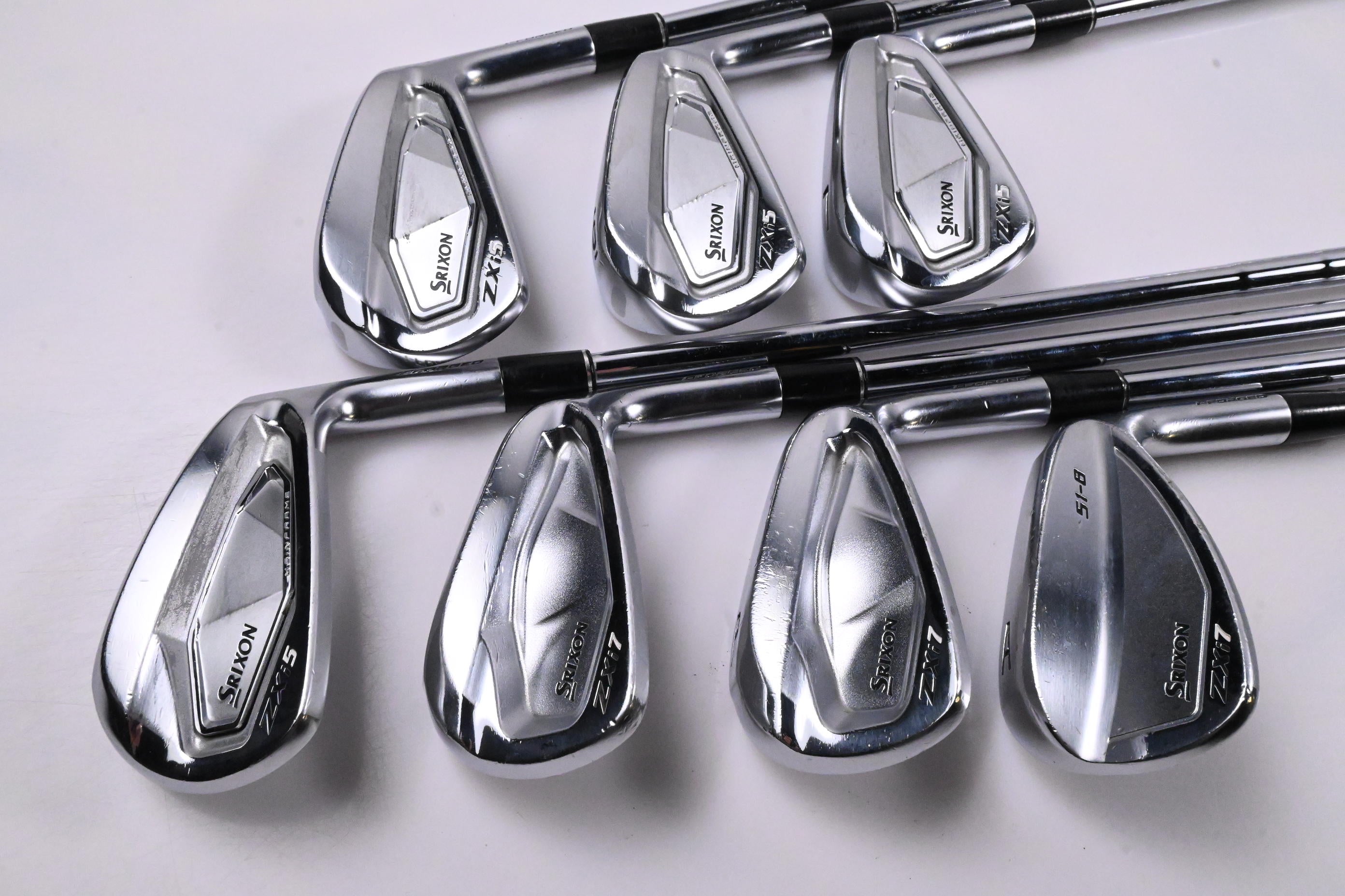 Srixon ZXi5/ZXi7 Irons / 5-PW+GW / Stiff Flex N.S.Pro 950GH Neo Shafts