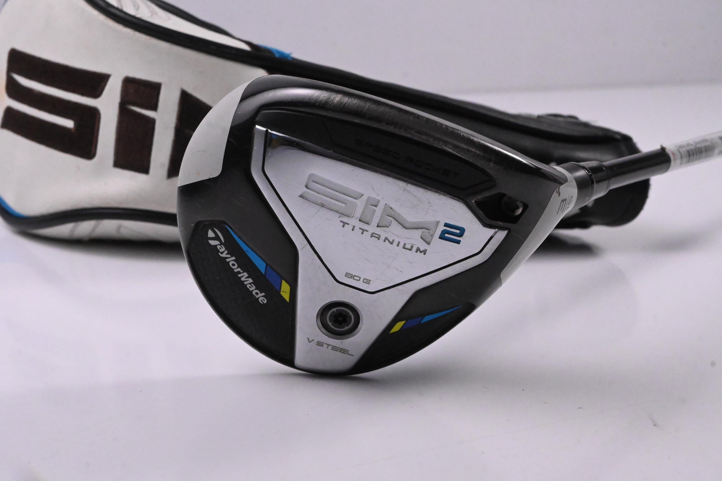 Taylormade SIM2 Ti #3 Wood / 15 Degree / Stiff Flex Tensei AV RAW Blue 65 Shaft