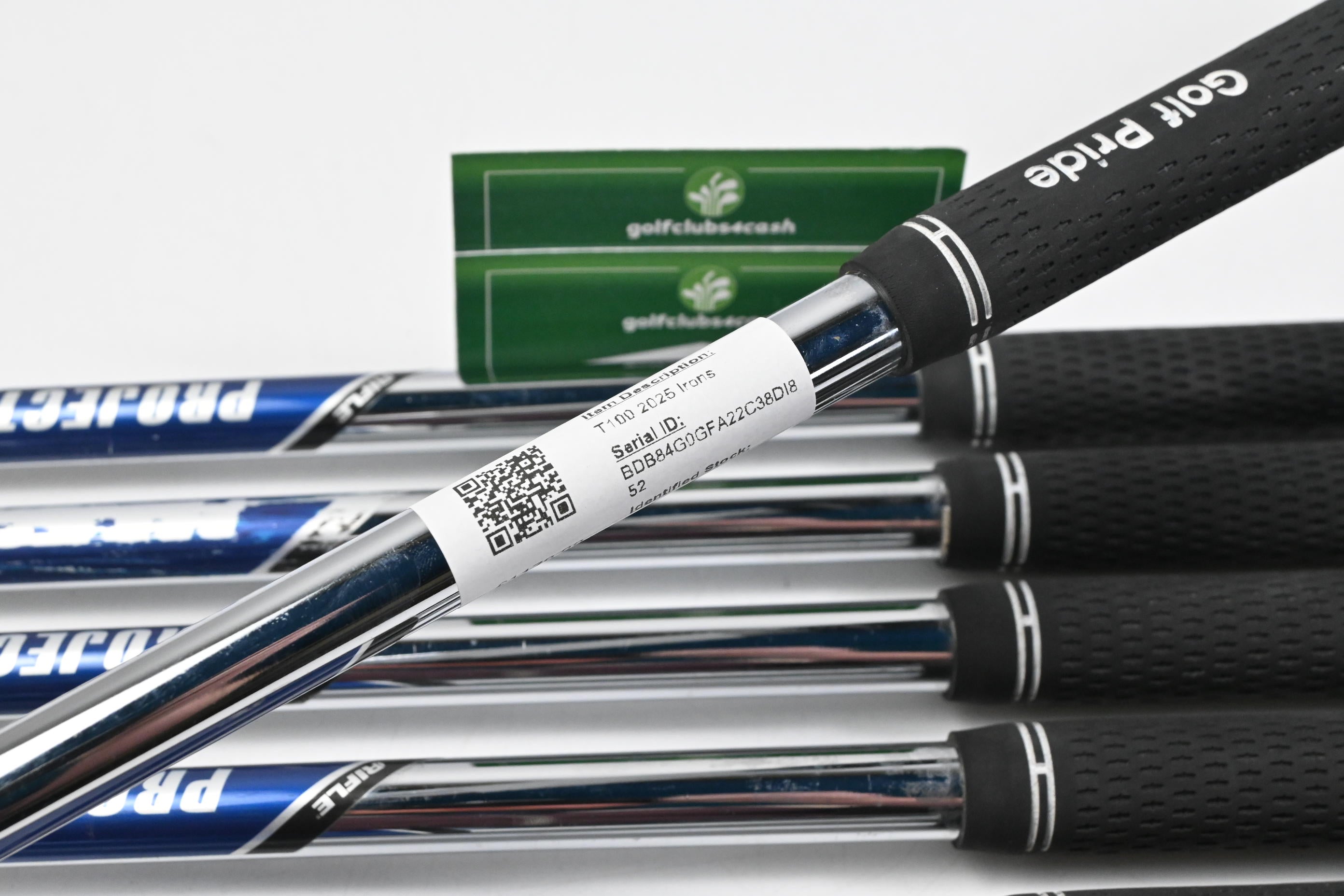 Titleist T100 2023 Irons / 4-PW / Stiff Flex Rifle Project X Shafts