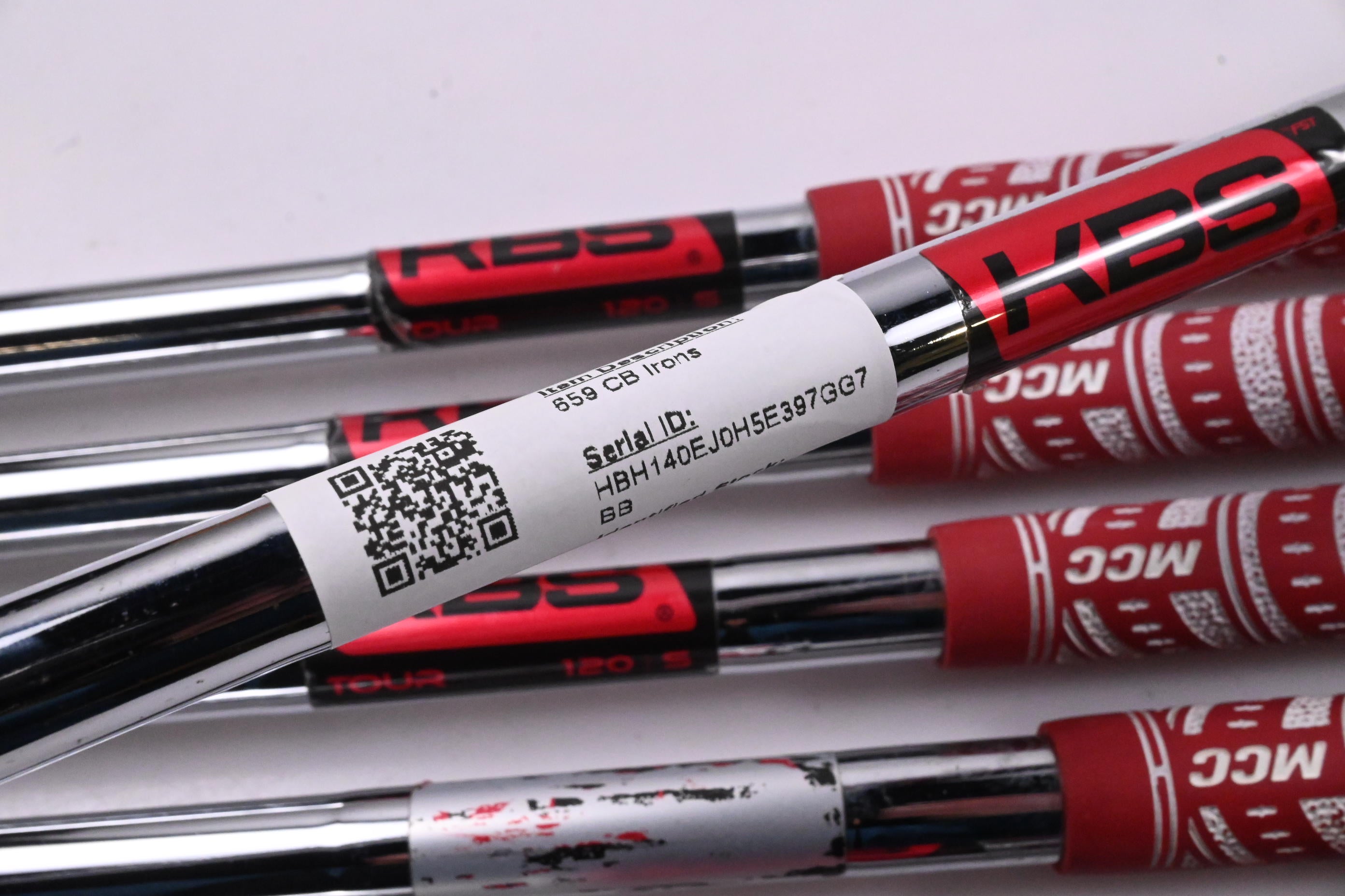 Sub 70 659 CB Irons / 5-PW / Stiff Flex KBS Tour 120 Shafts