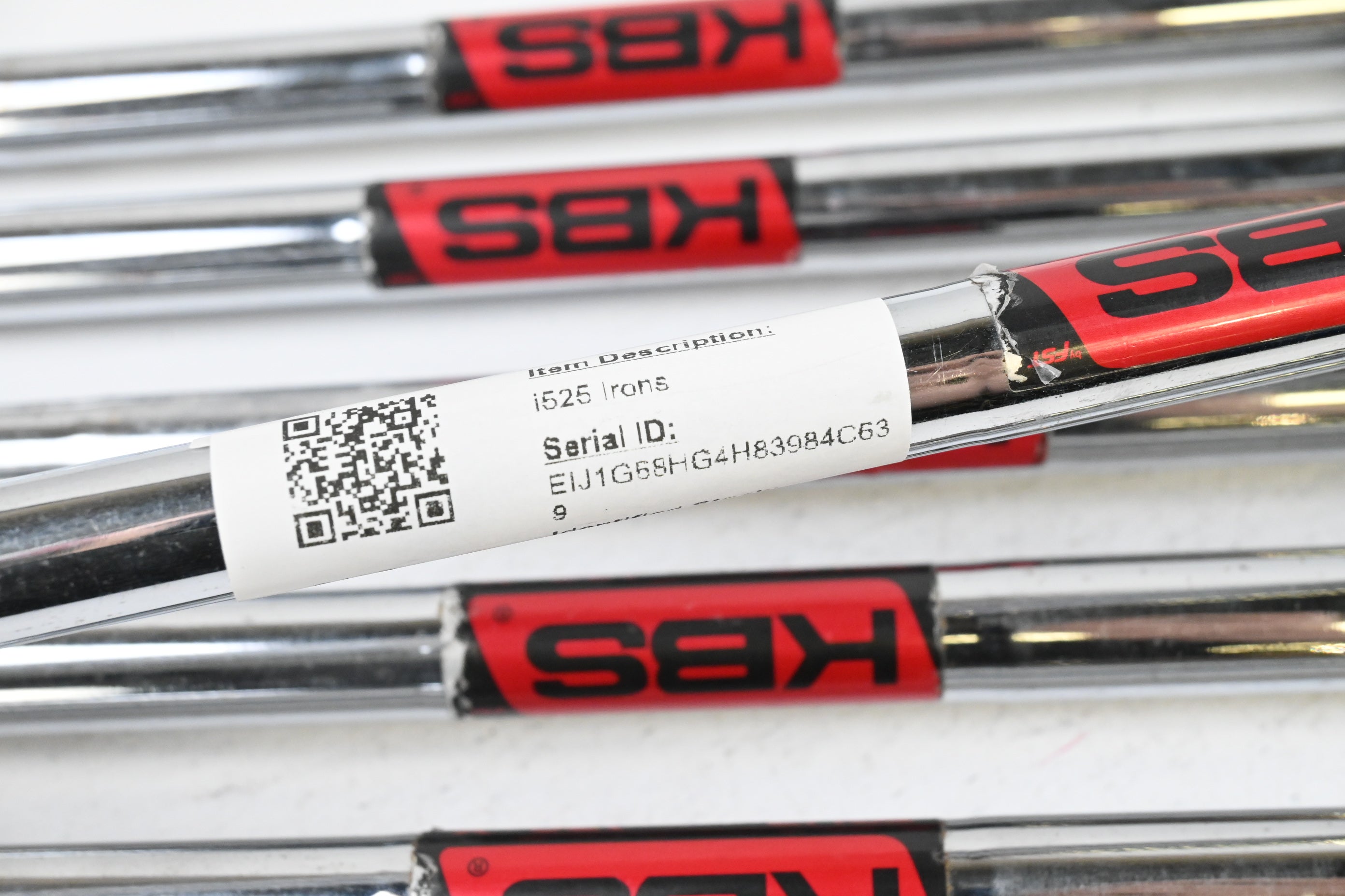 Ping i525 Irons / 5-PW / Green Dot / X-Flex KBS Tour 130 Shafts