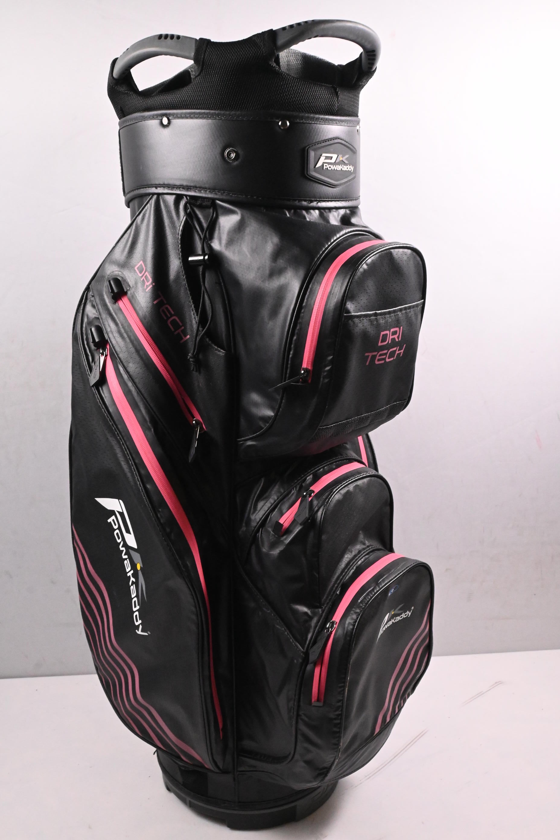 Powakaddy Dri Tech Cart Bag / 14-Way Divder / Black