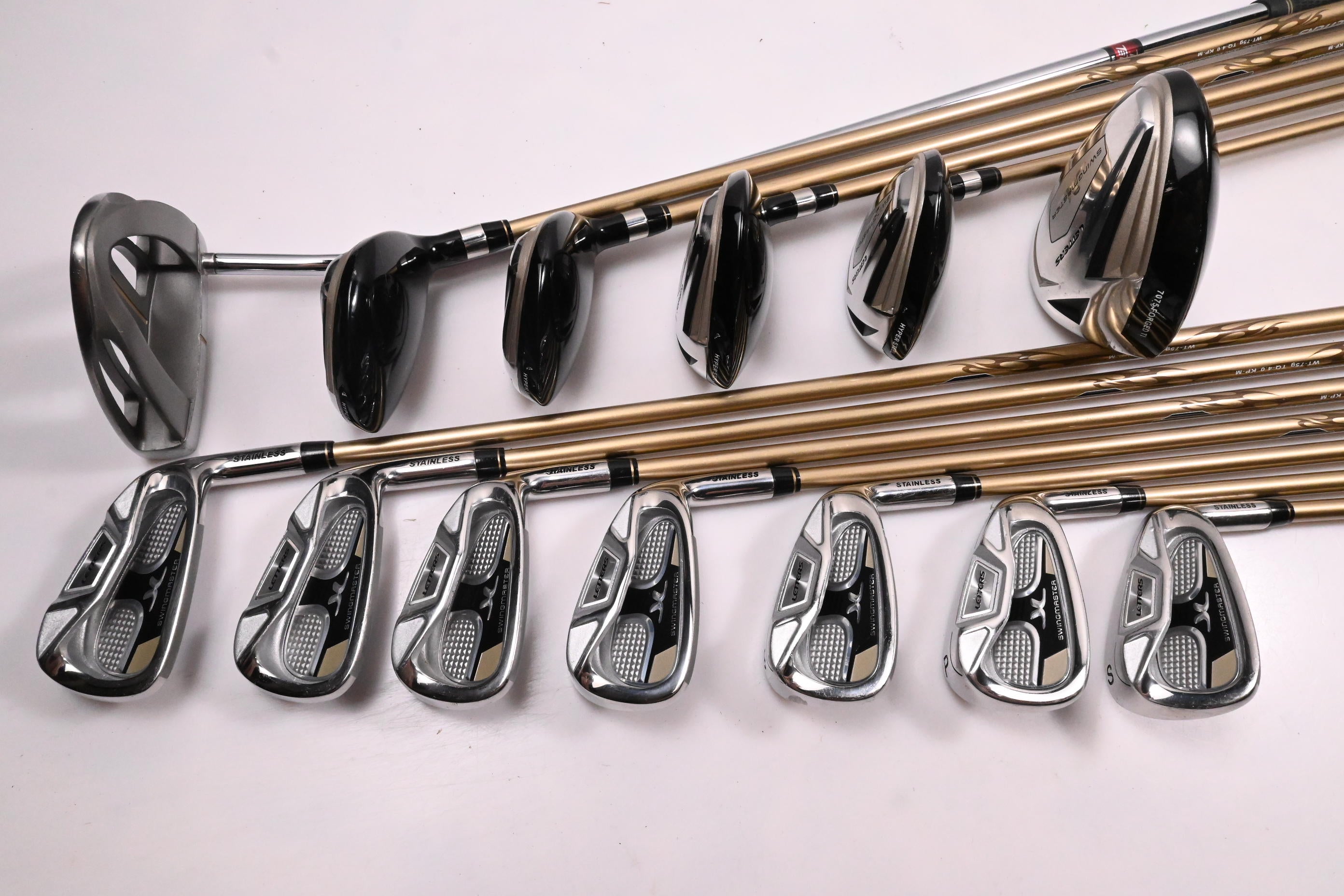 Ladies John Letters Swingmaster Package Set / Woods, Irons, Putter, Bag