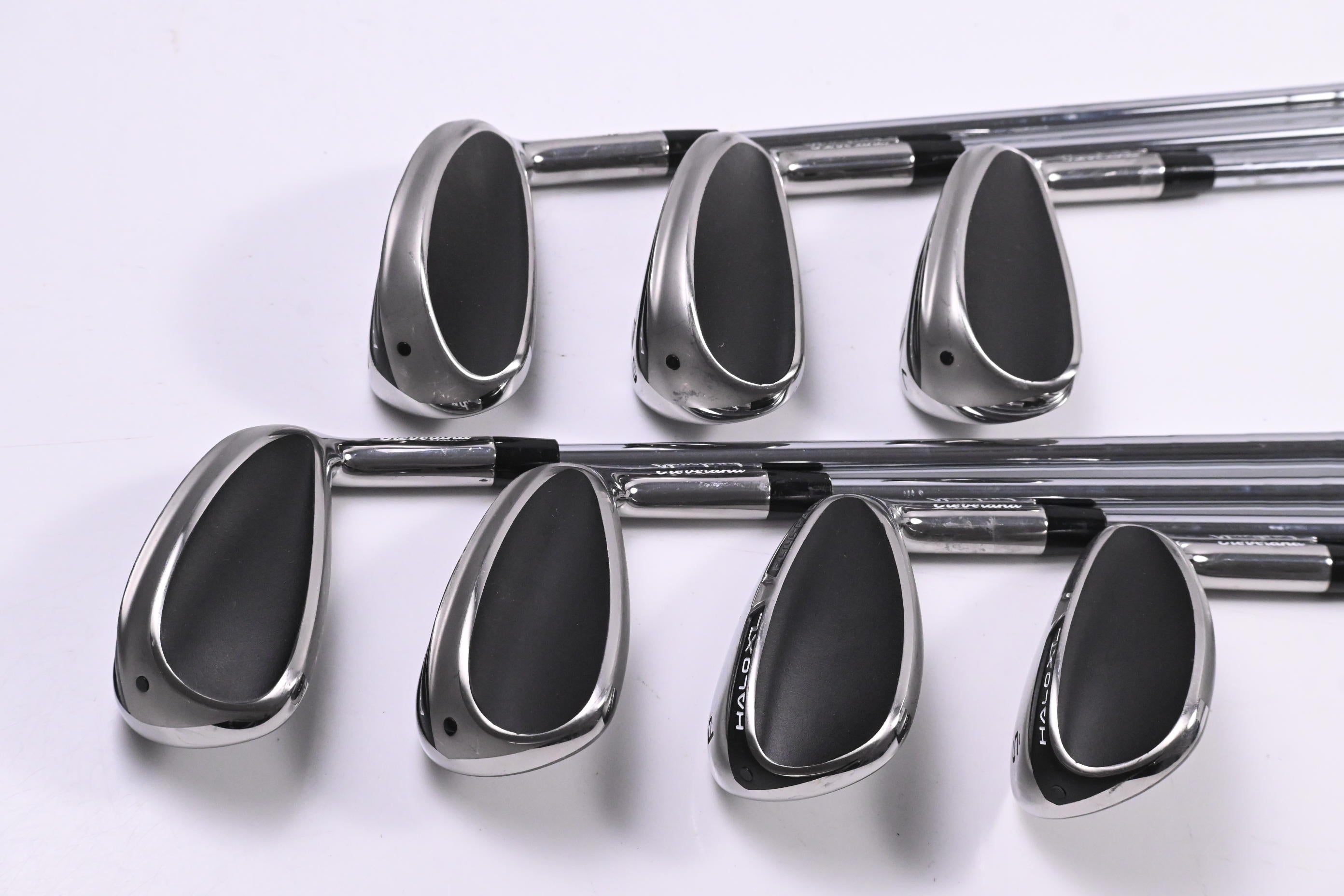 Cleveland Halo XL Full Face Irons / 5-PW+SW / Regular Flex KBS Tour Lite Shafts