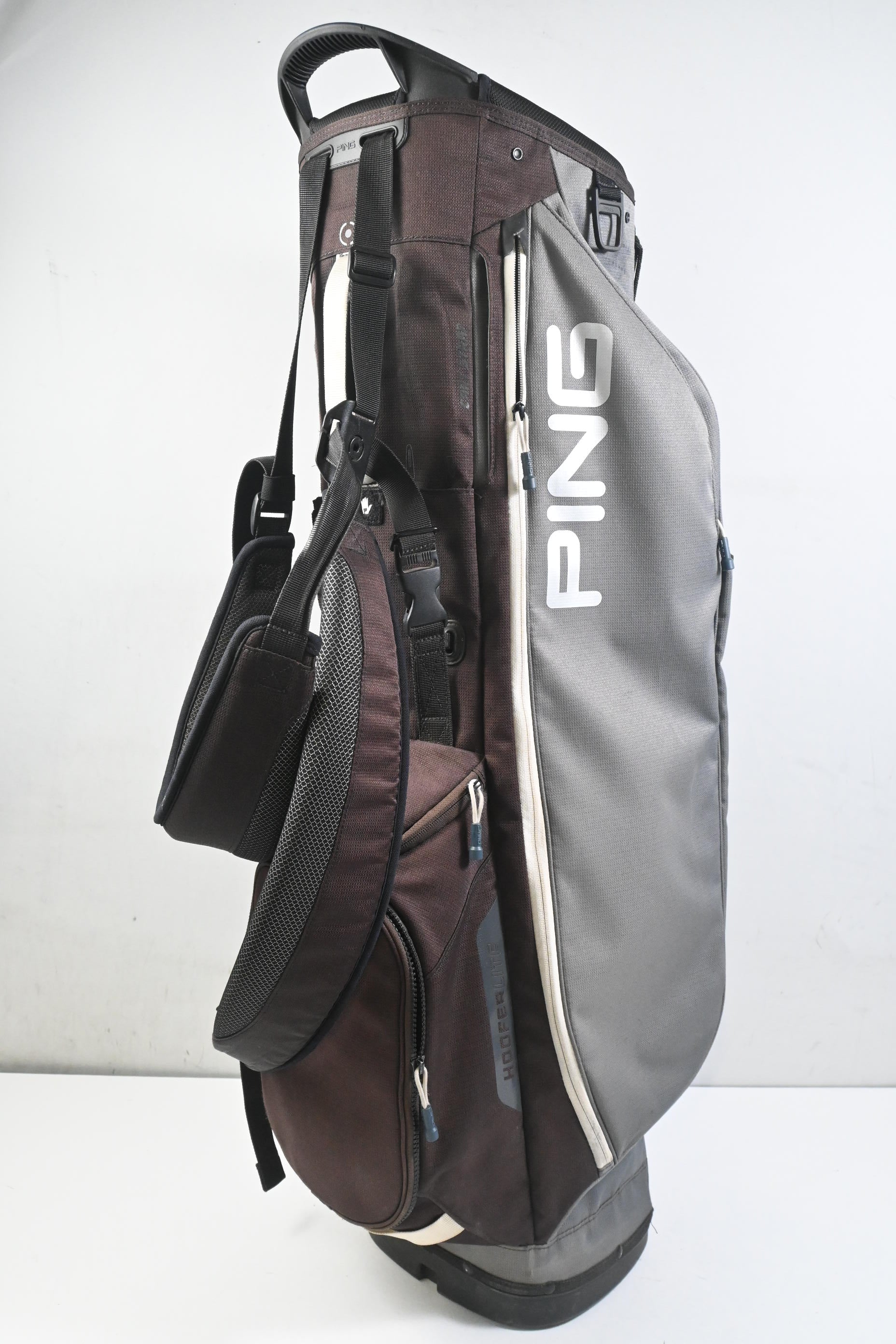 Ping Hoofer Lite Stand Bag / 5-Way Divider / Grey, Black