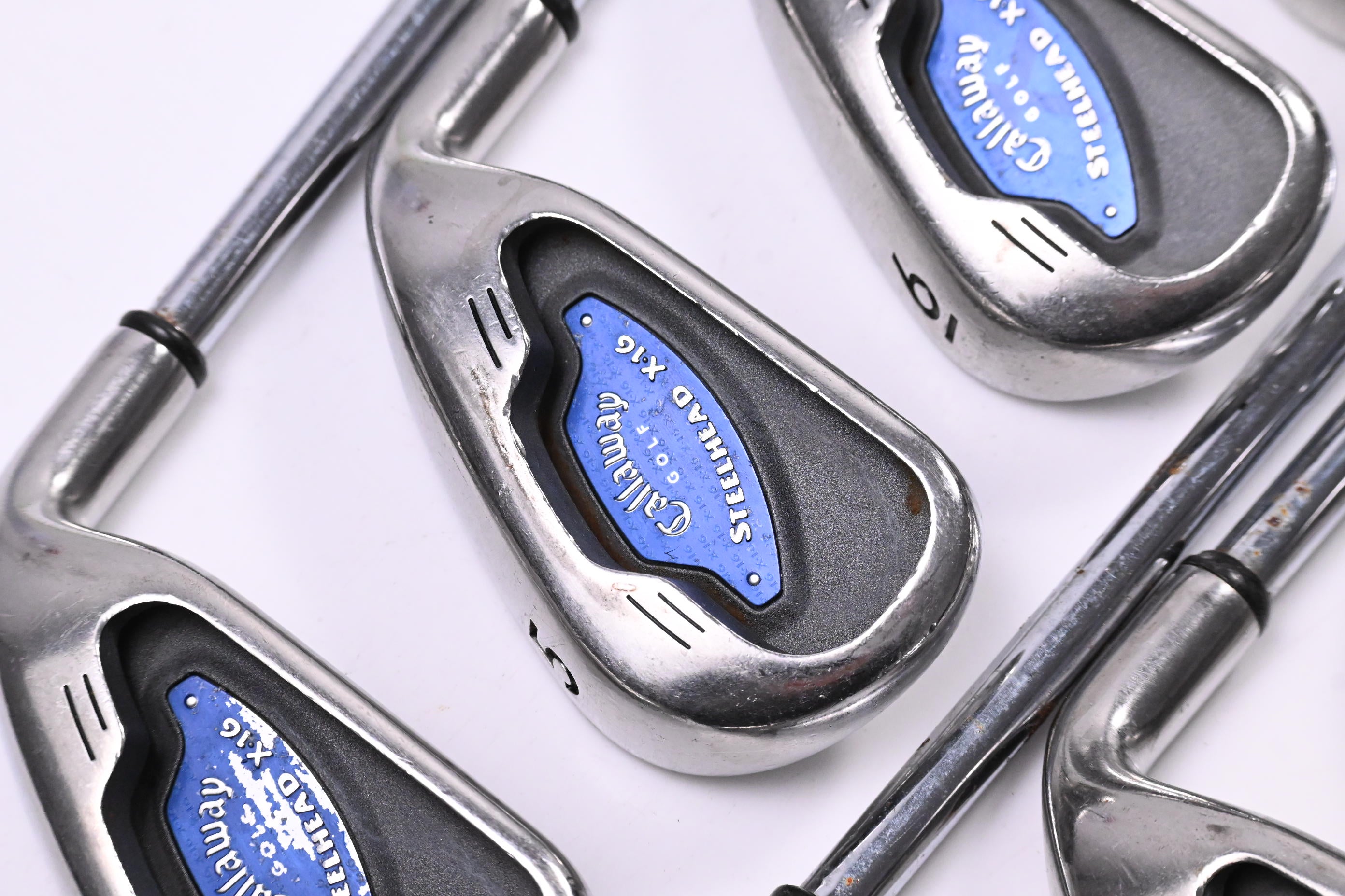Callaway X-16 Irons / 4-PW+SW / Stiff Flex Callaway X-16 Steel Shafts