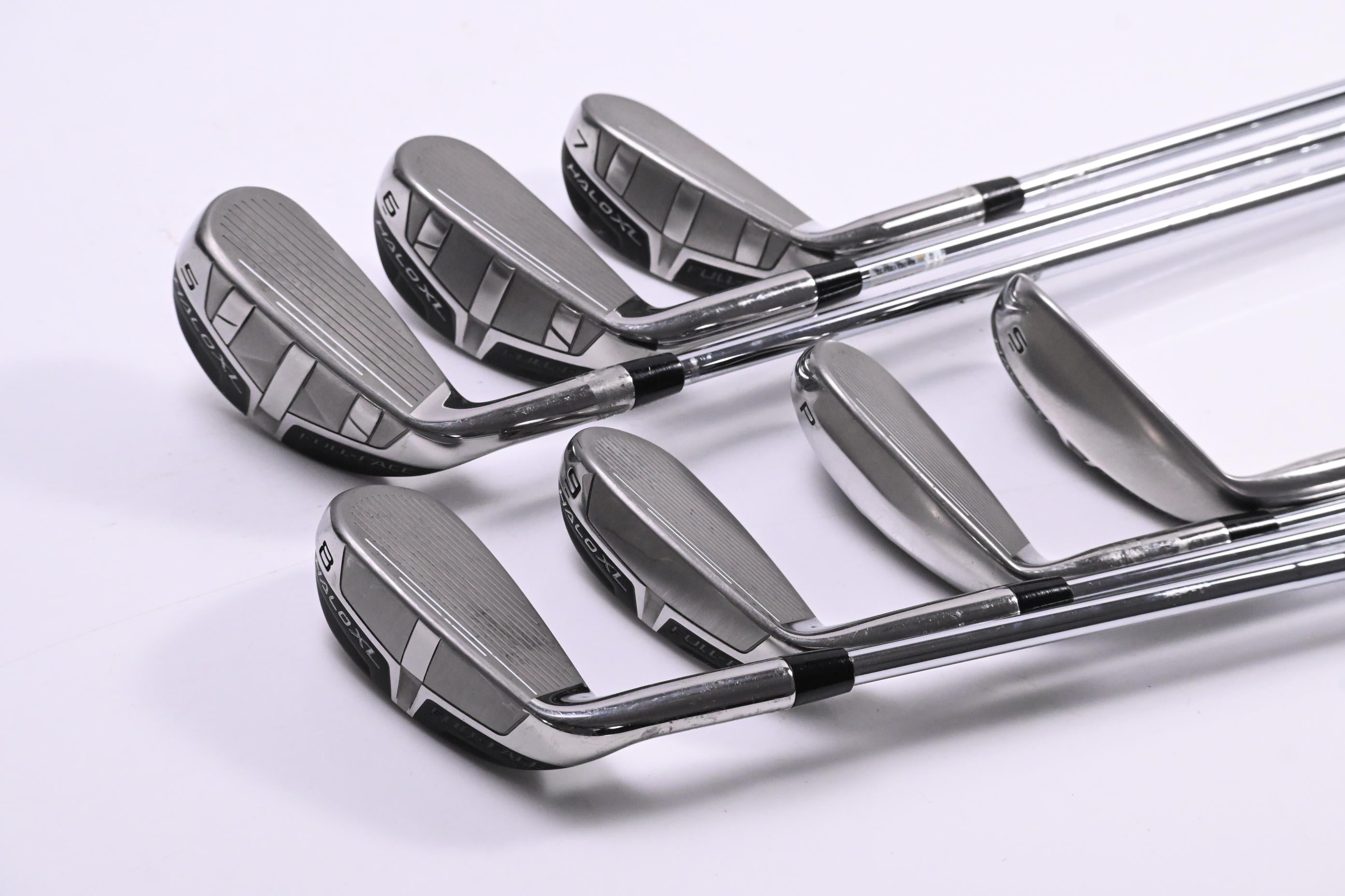 Cleveland Halo XL Full Face Irons / 5-PW+SW / Regular Flex KBS Tour Lite Shafts
