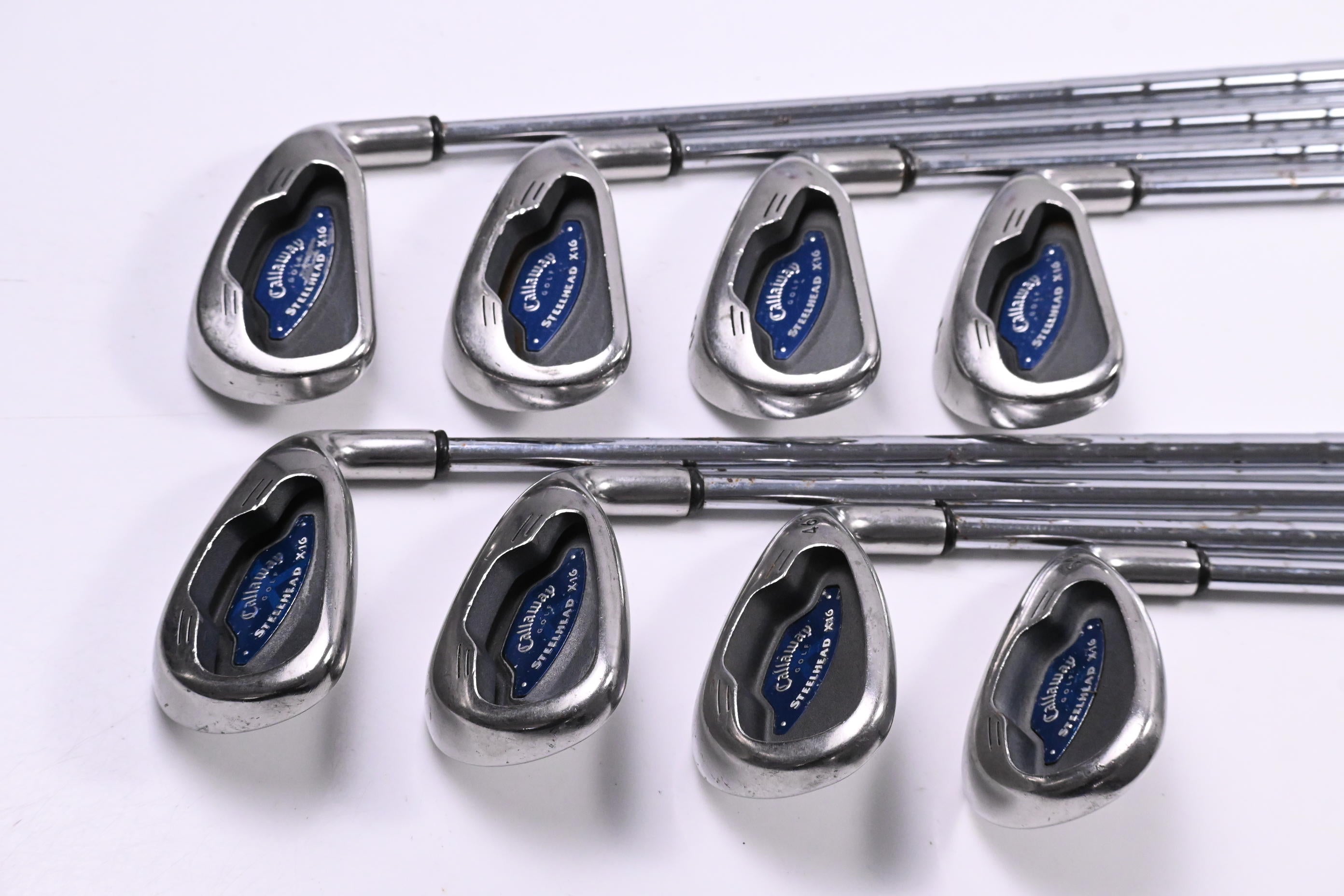Callaway X-16 Irons / 4-PW+SW / Stiff Flex Callaway X-16 Steel Shafts