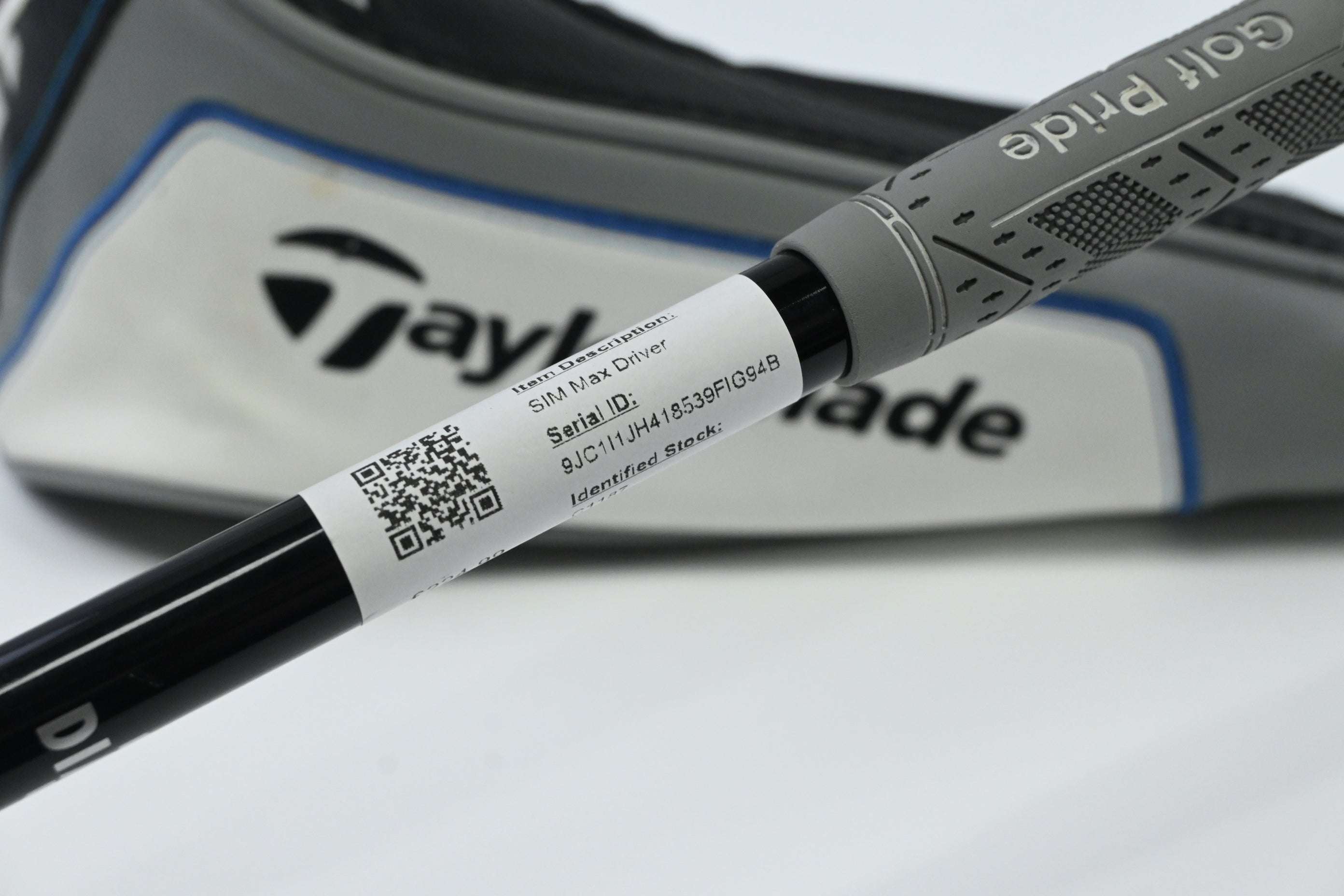 Left Hand Taylormade SIM Max Driver / 12 Degree / Stiff Flex Diamana 60 Shaft