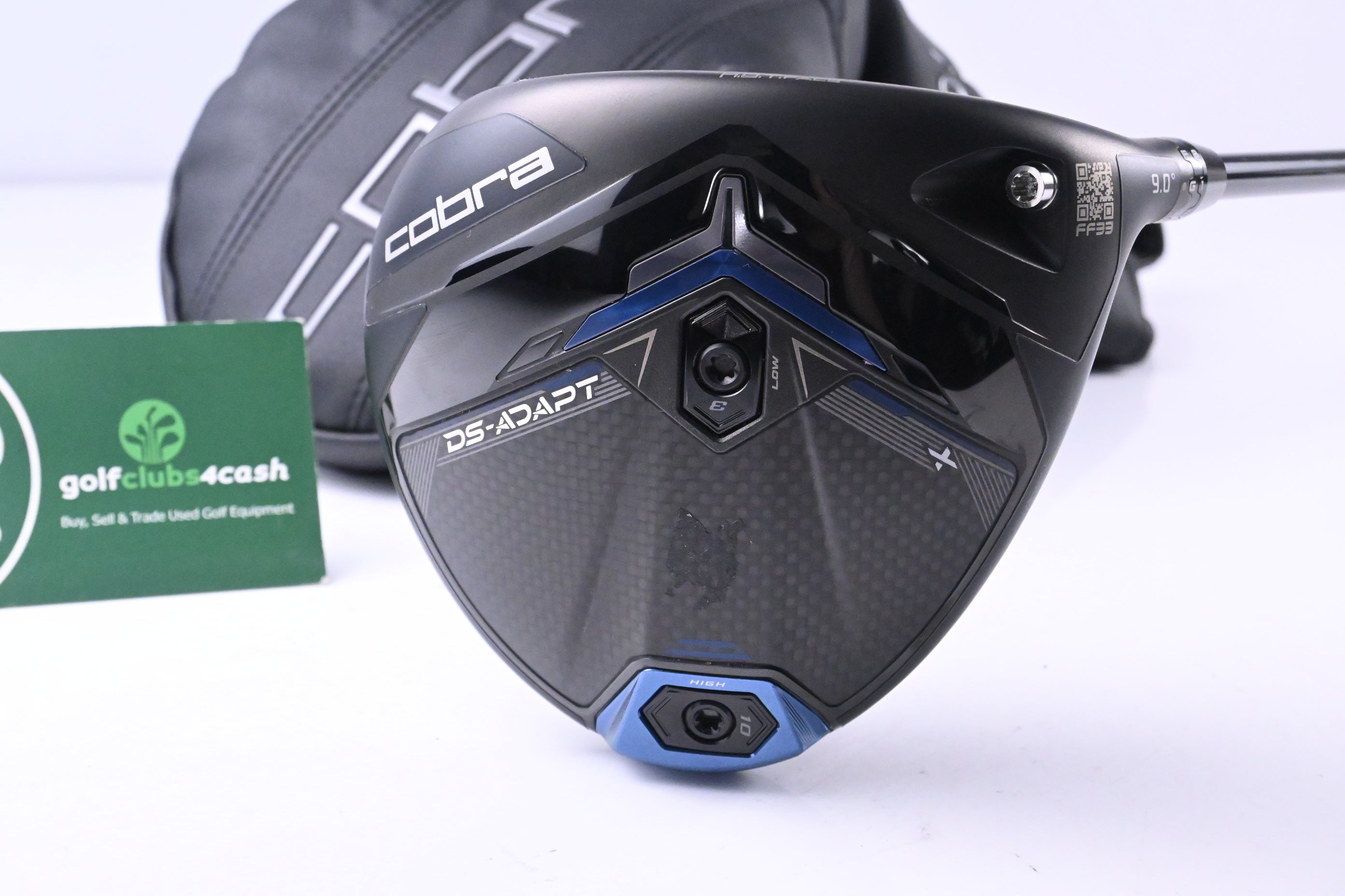 Cobra DS-Adapt X Driver / 9 Degree / Stiff Flex Denali Black 60 Shaft
