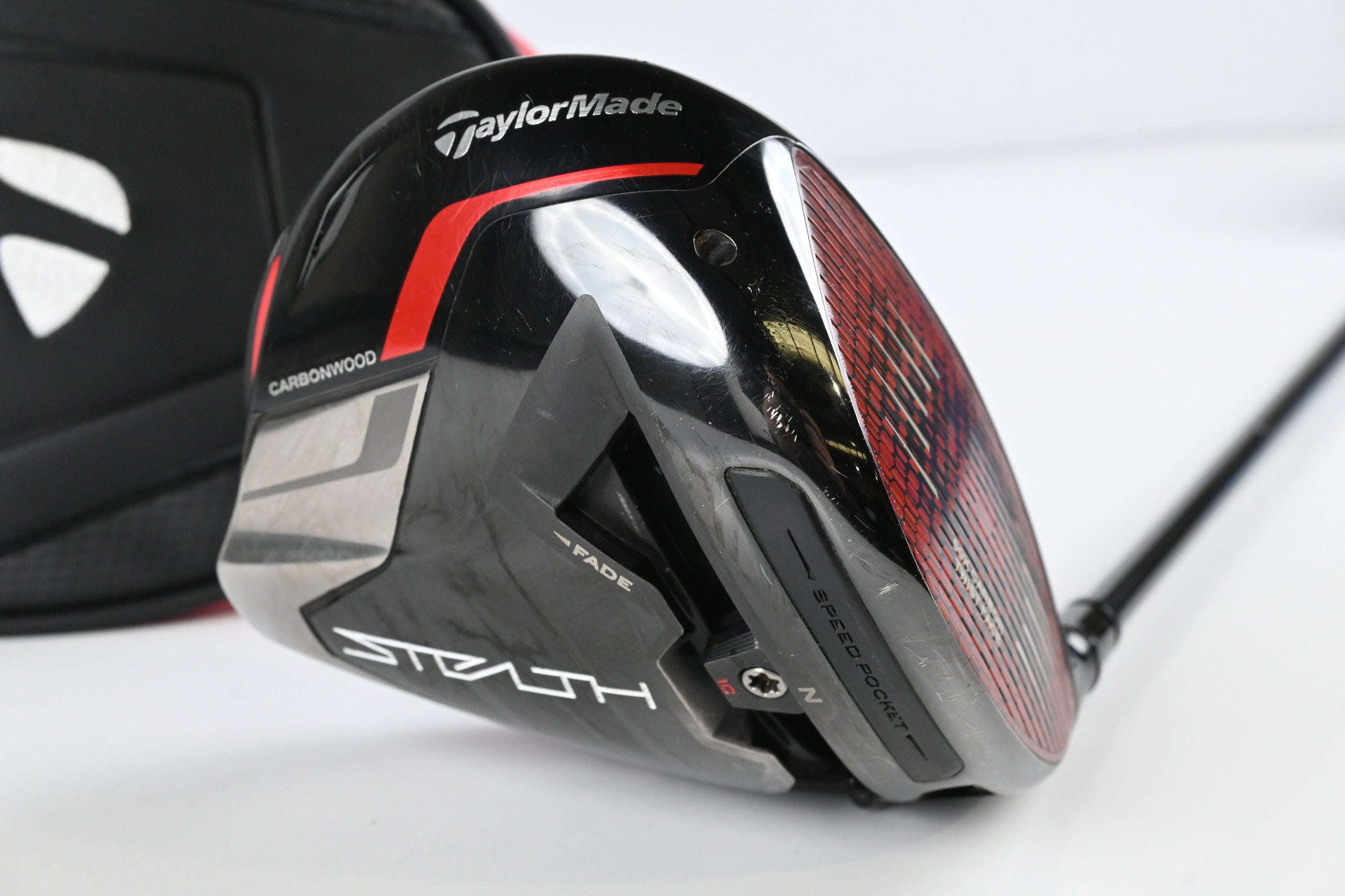 Taylormade Stealth Plus Driver / 9 Degree / Stiff Flex Hzrdus Smoke Red RDX 60 Shaft