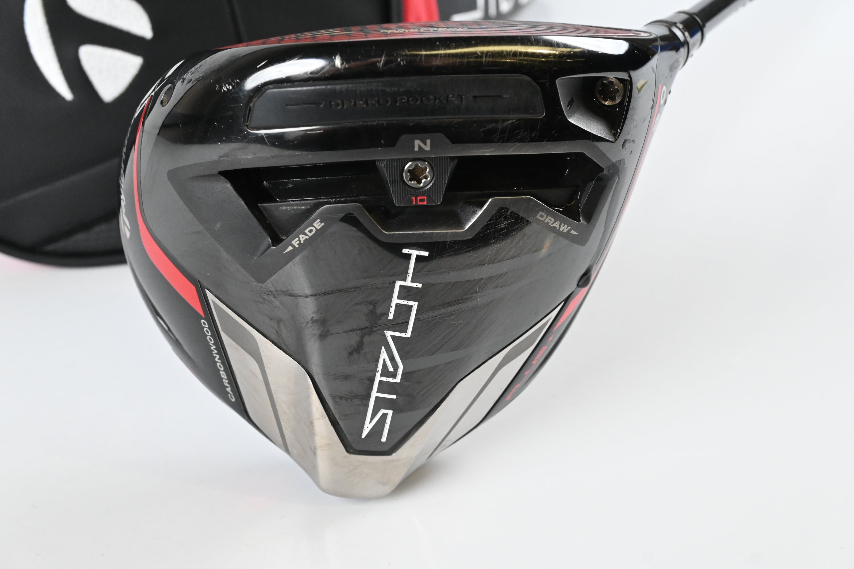 Taylormade Stealth Plus Driver / 9 Degree / Stiff Flex Hzrdus Smoke Red RDX 60 Shaft