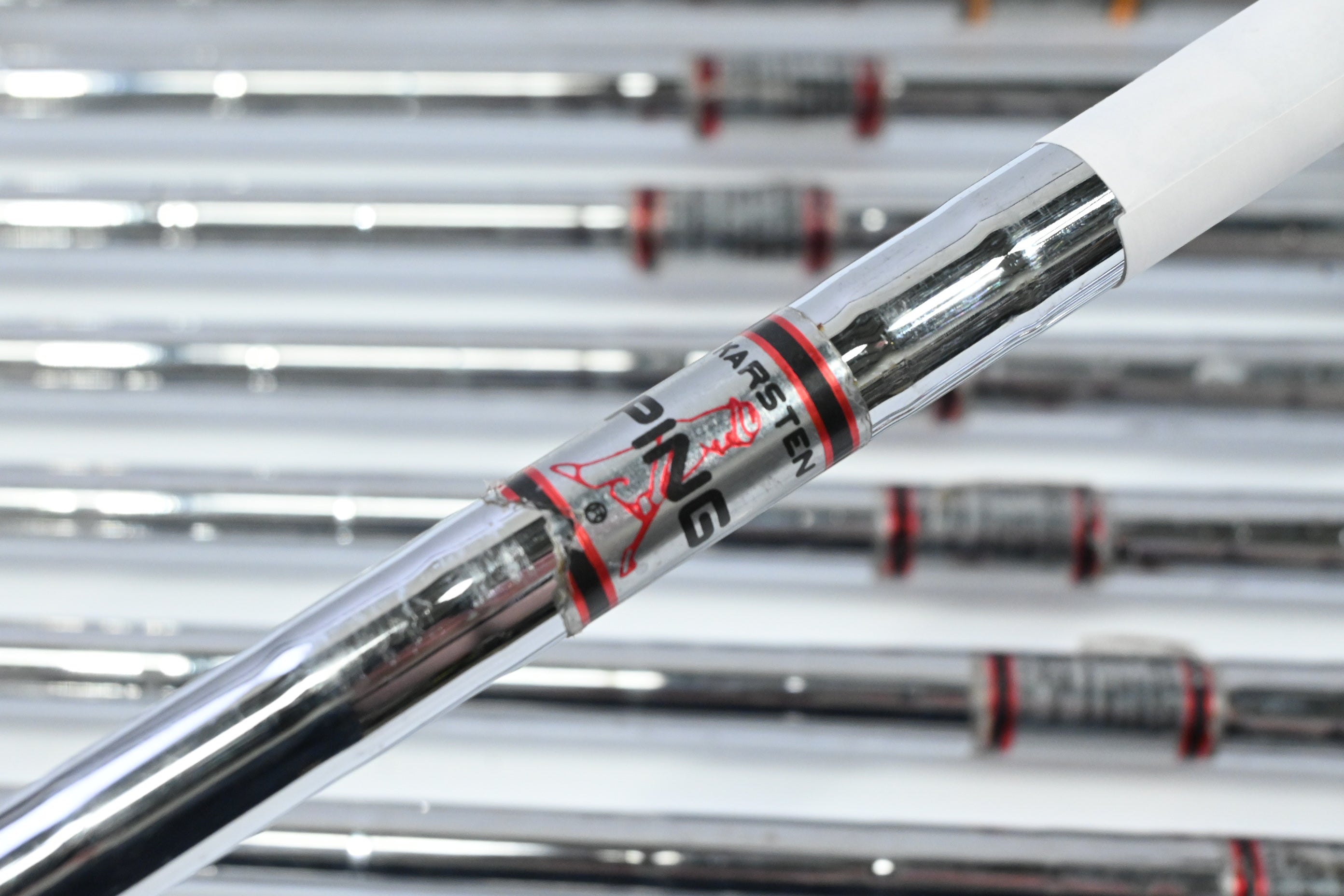 Ping Eye 2+ Irons / 4-PW+SW+LW / Red Dot / Stiff Flex Ping JZ Shafts