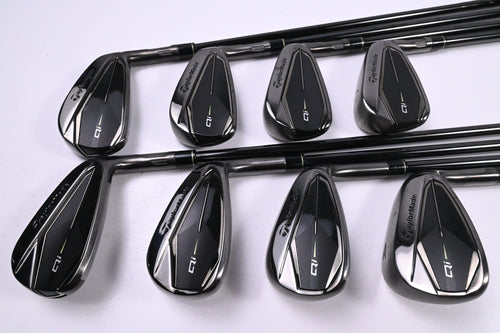 Taylormade Qi Gunmetal Edition Irons / 4-PW+AW / Regular Flex KBS Max MT 85