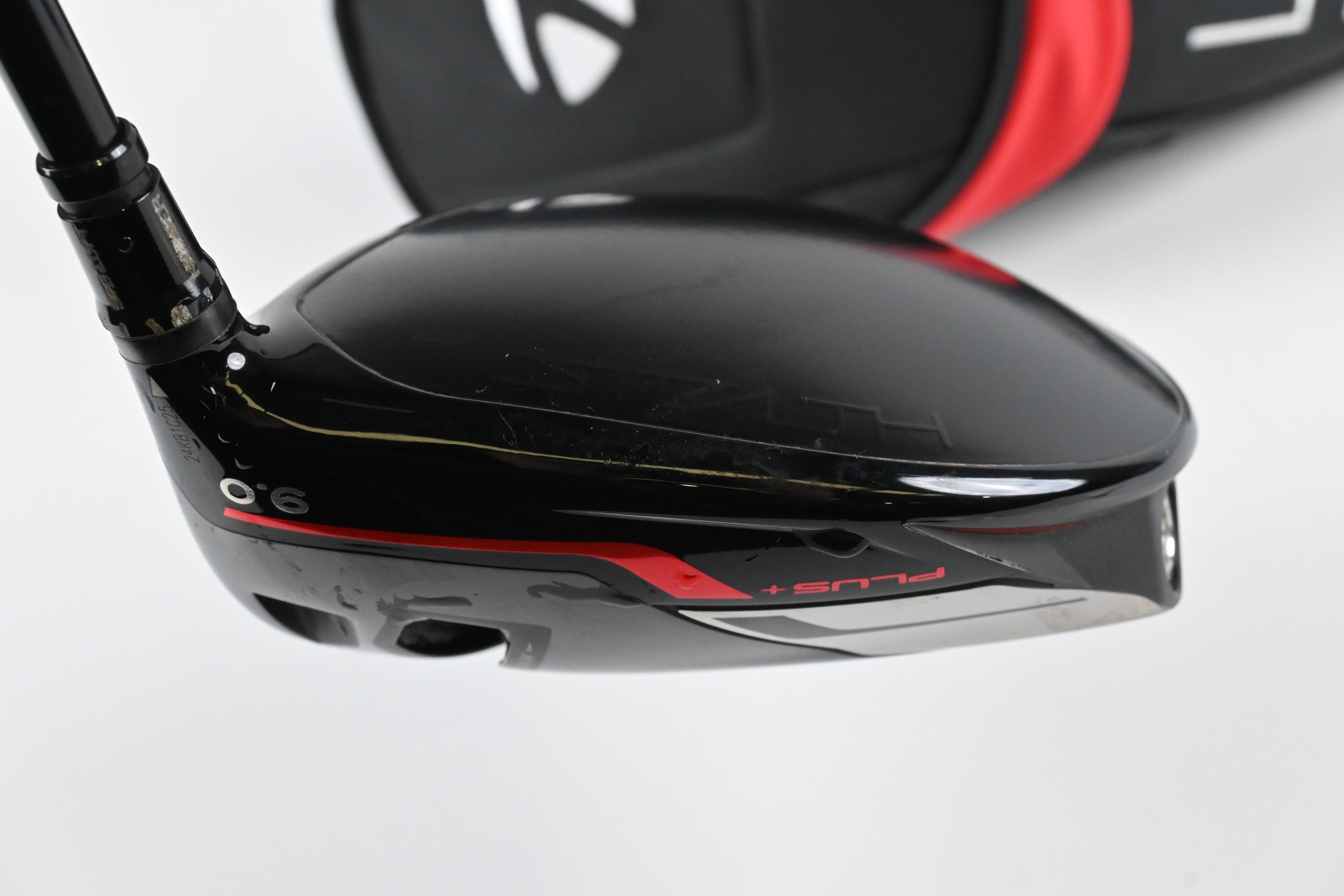 Taylormade Stealth Plus Driver / 9 Degree / Stiff Flex Hzrdus Smoke Red RDX 60 Shaft