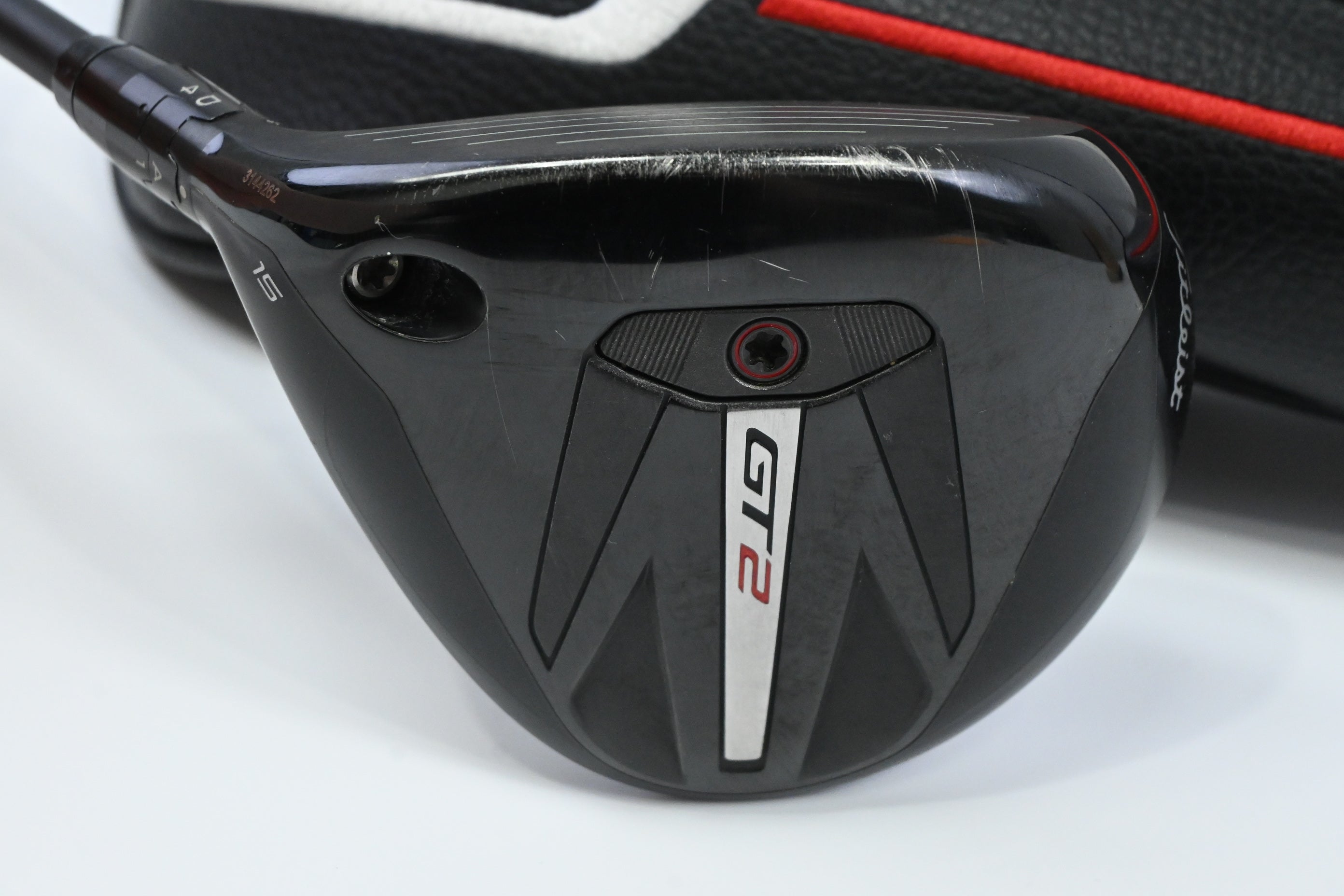 Left Hand Titleist GT2 #3 Wood / 15 Degree / Stiff Flex HZRDUS Gen5 Black 70