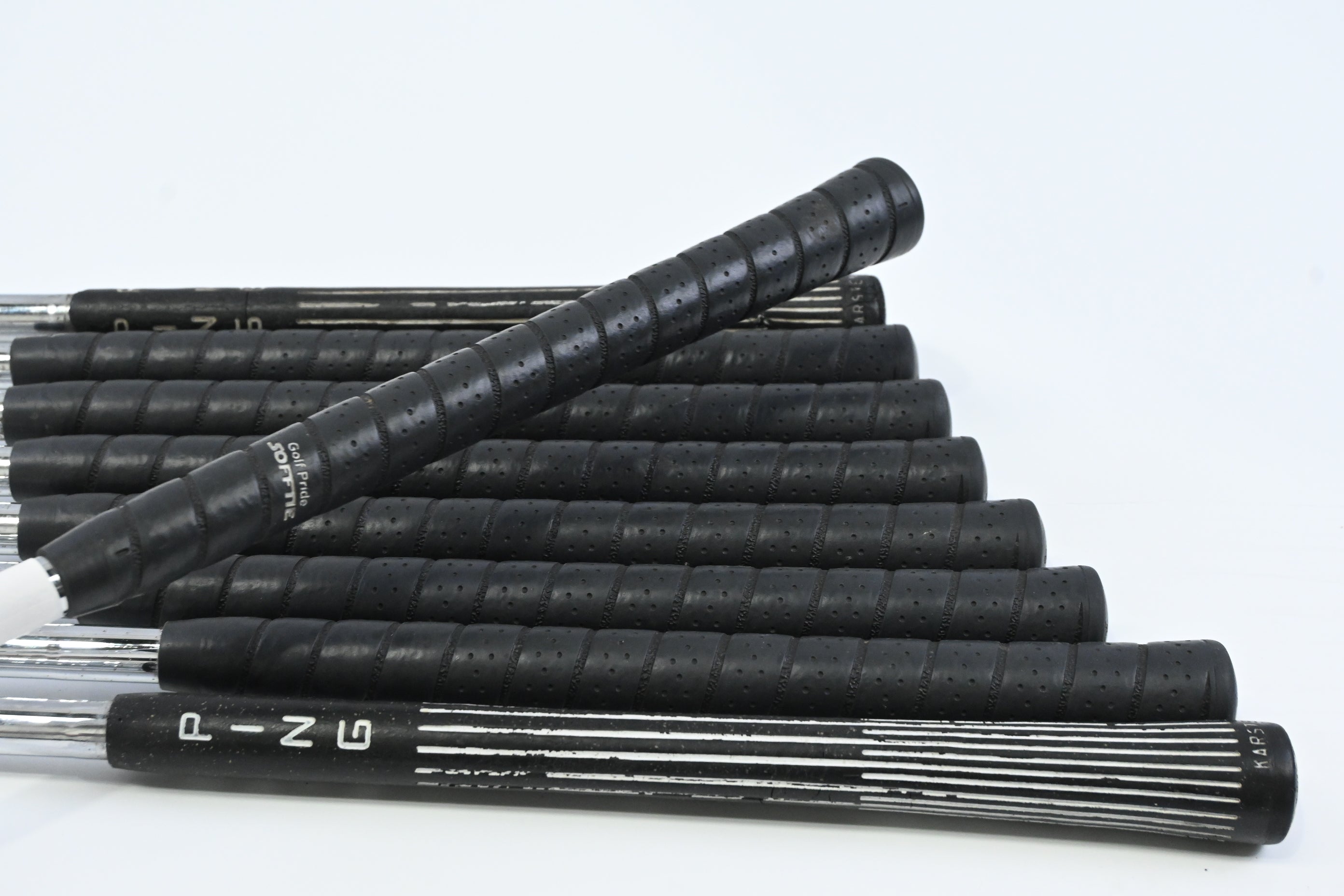 Ping Eye 2+ Irons / 4-PW+SW+LW / Red Dot / Stiff Flex Ping JZ Shafts