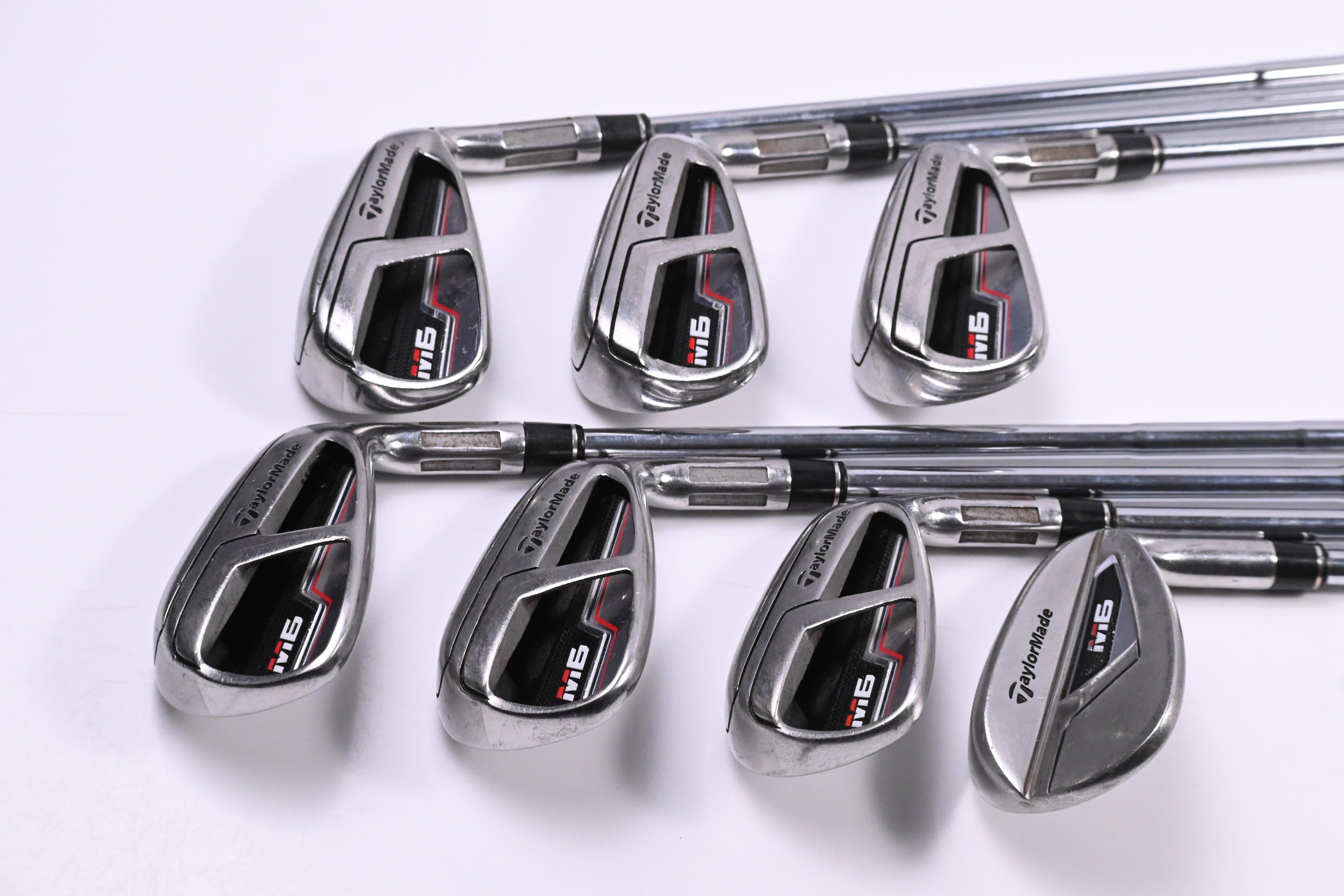 Taylormade M6 Irons / 5-PW+SW / Stiff Flex N.S.pro GH Shafts