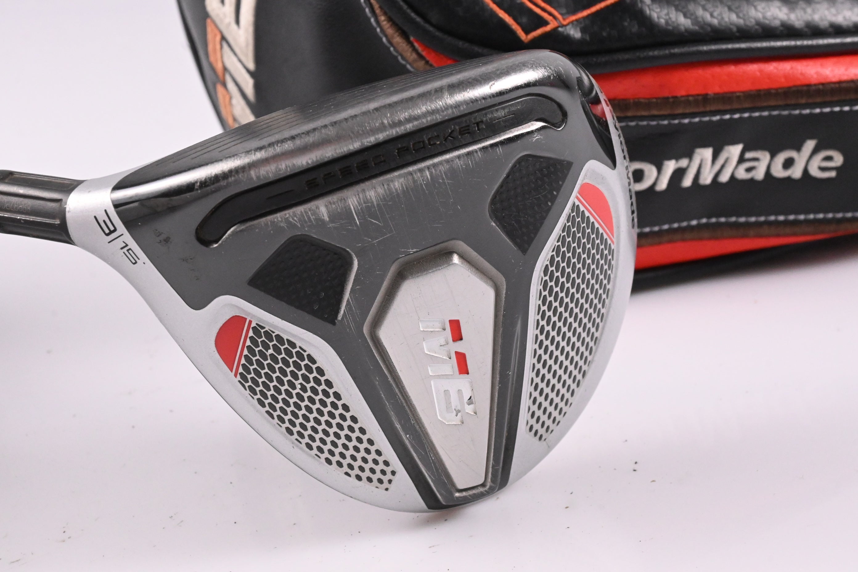 Left Hand Taylormade M6 #3 Wood / 15 Degree / Regular Flex HZRDUS Smoke iM10 60