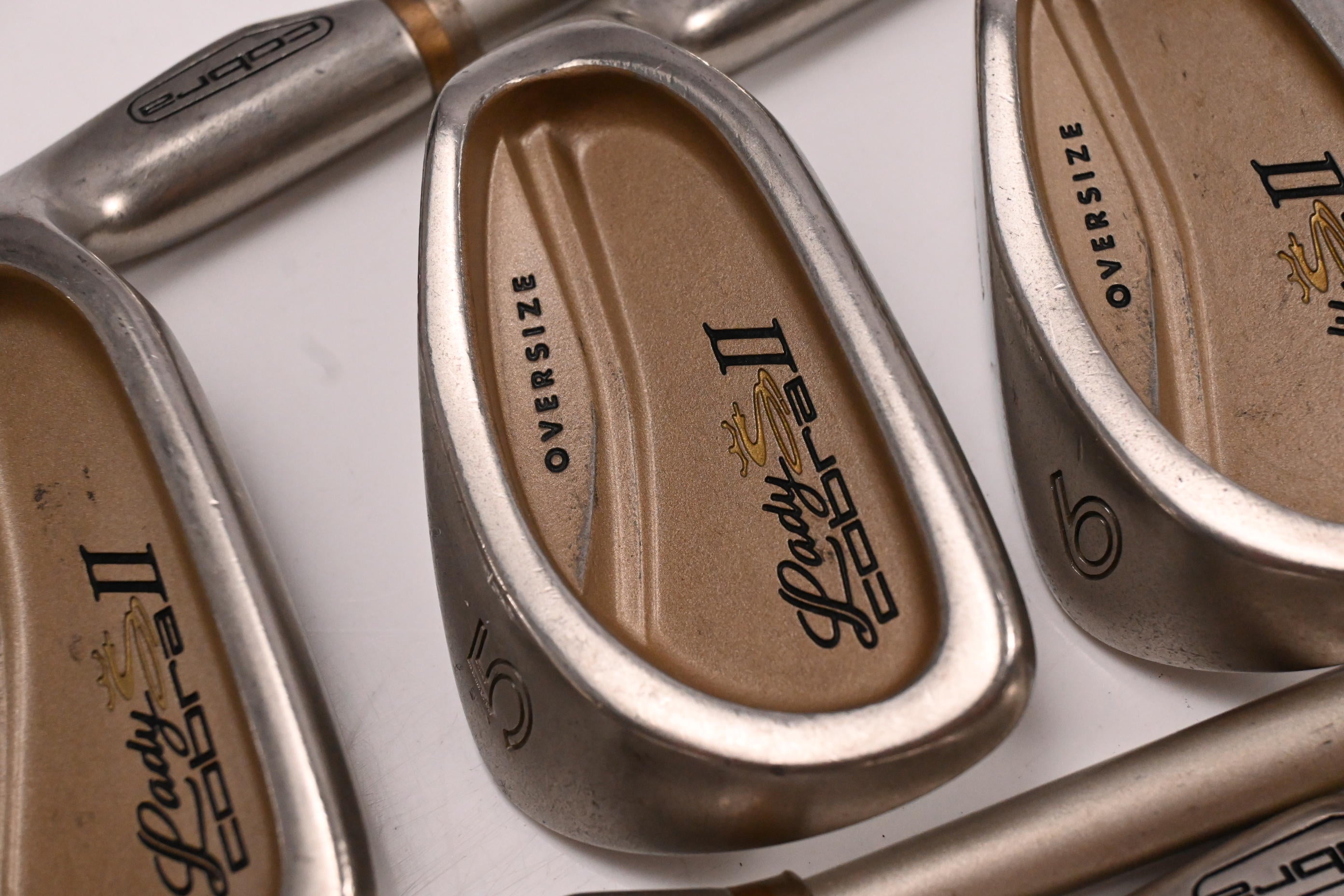 Ladies King Cobra Oversize II Irons / 4-PW+SW / Ladies Flex Cobra Shafts