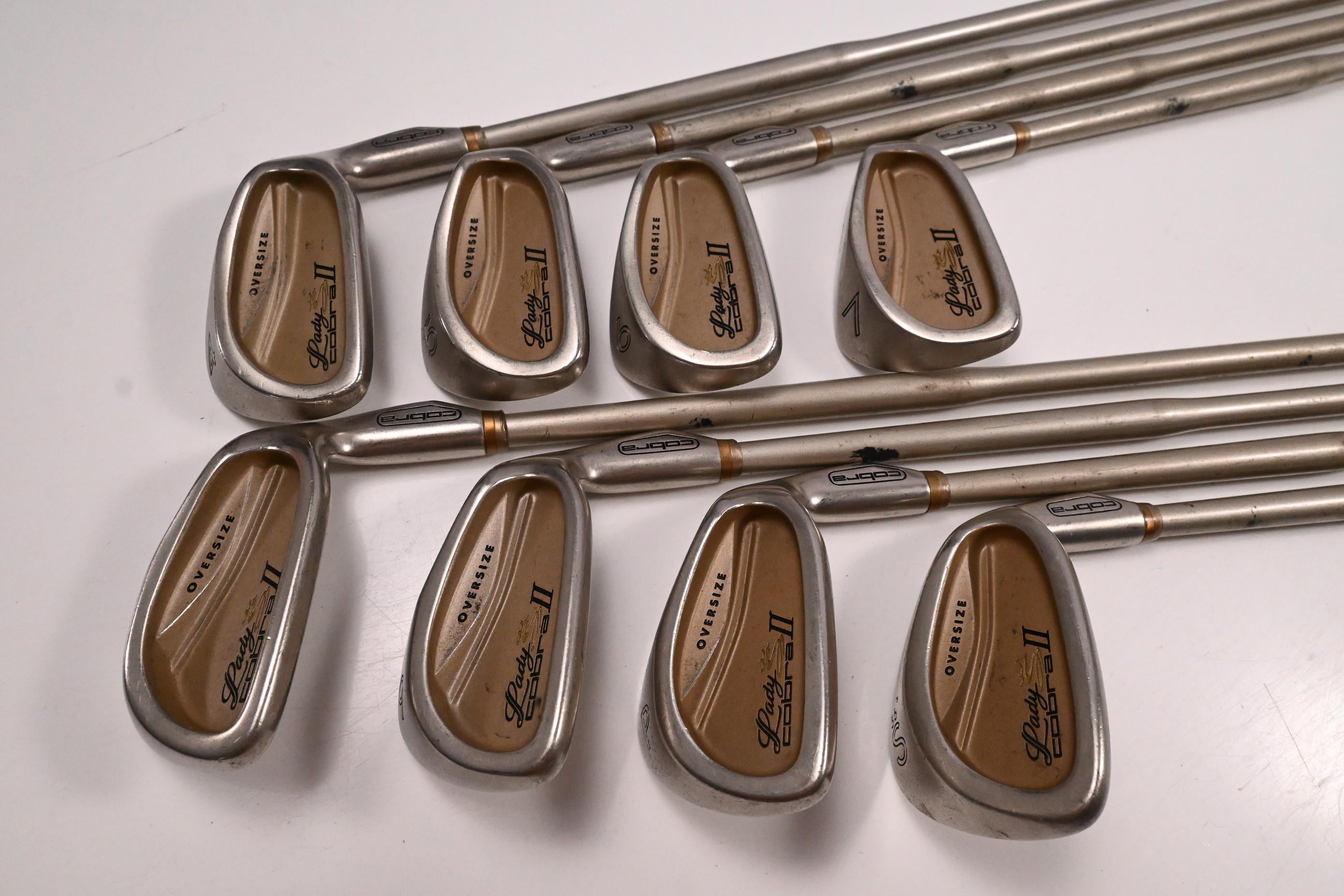 Ladies King Cobra Oversize II Irons / 4-PW+SW / Ladies Flex Cobra Shafts