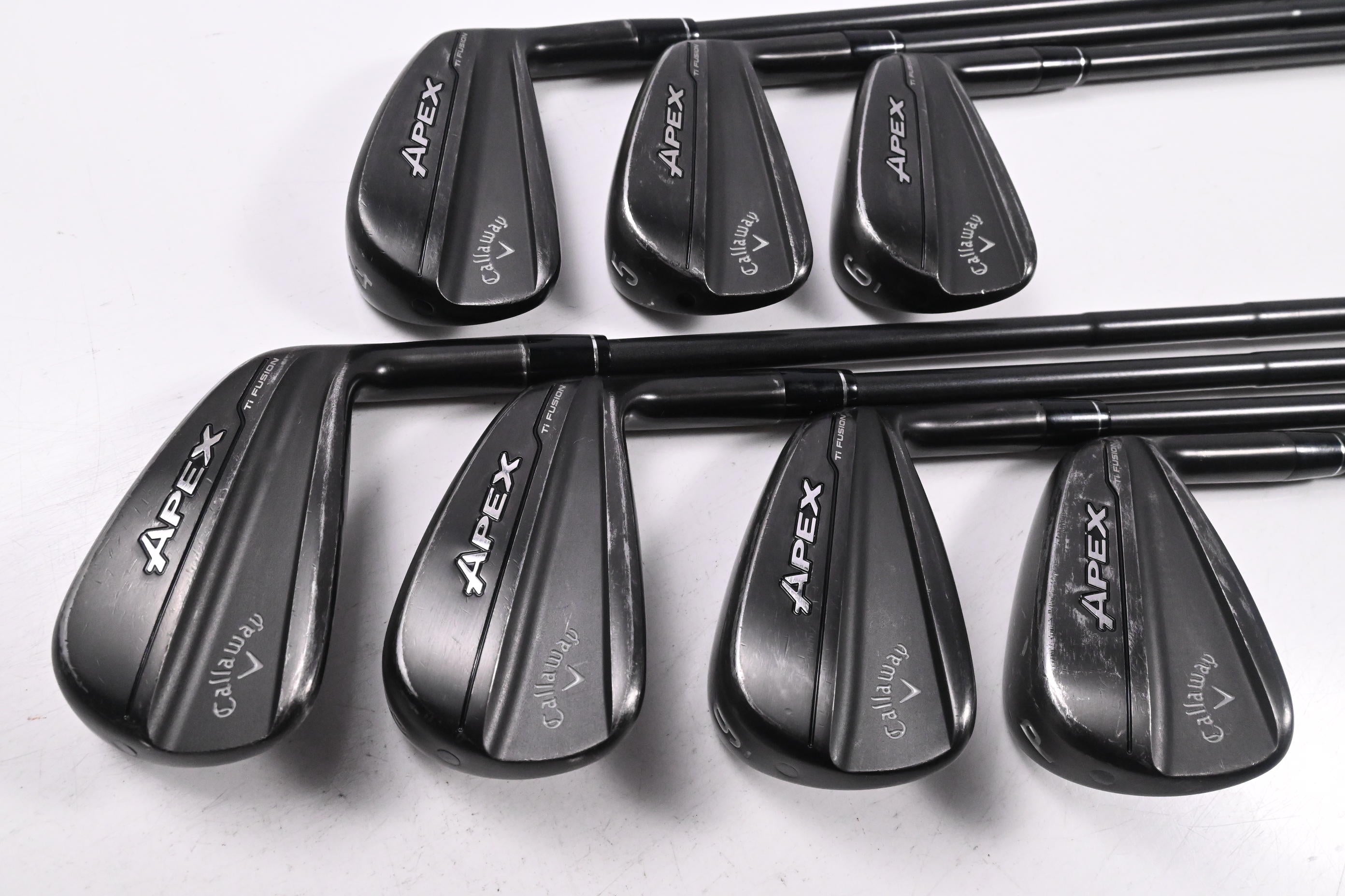 Callaway Apex Ti Fusion Irons / 4-PW / Stiff Flex Dynamic Gold MID 115 S400