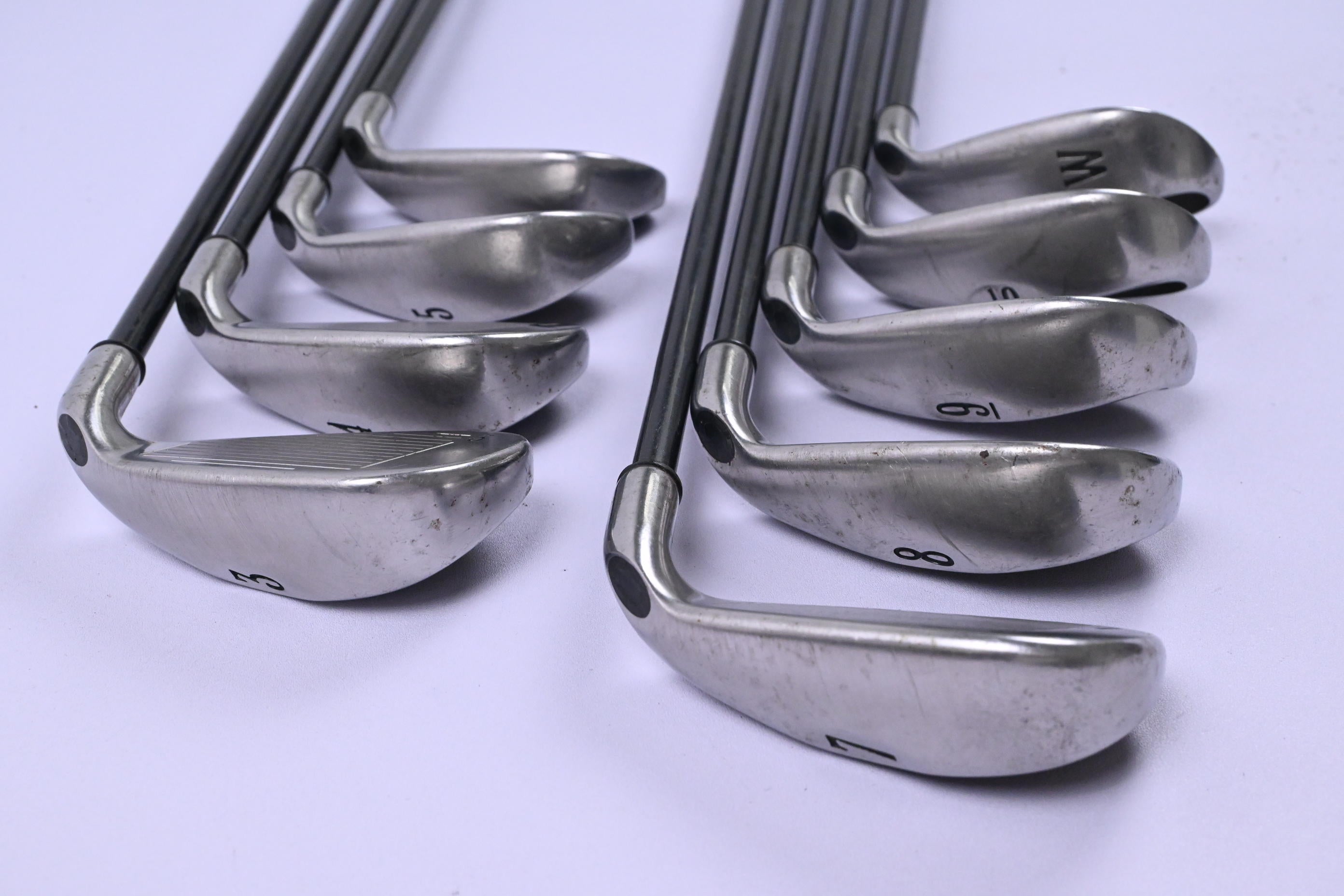Left Hand Callaway Big Bertha 2002 Irons / 3-PW+GW / Firm Flex RCH 75 Shaft