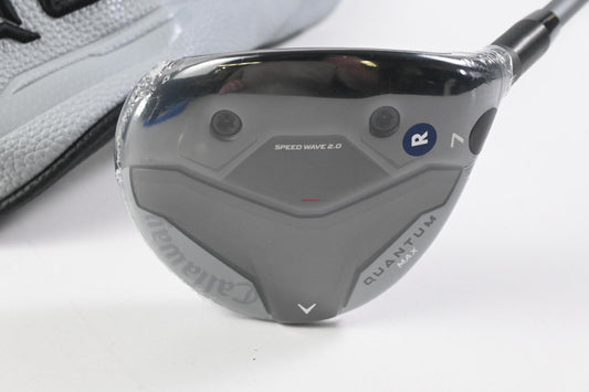 Callaway Quantum Max #7 Wood / 21 Degree / Regular Flex Denali Frost Silver 60