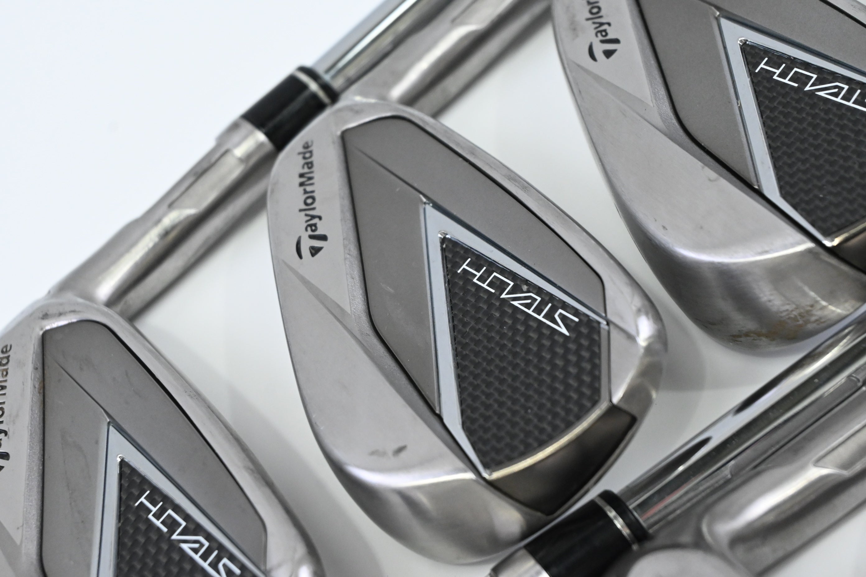 Taylormade Stealth Irons / 5-PW+AW+SW / Regular Flex KBS MAX MT 85 Shafts