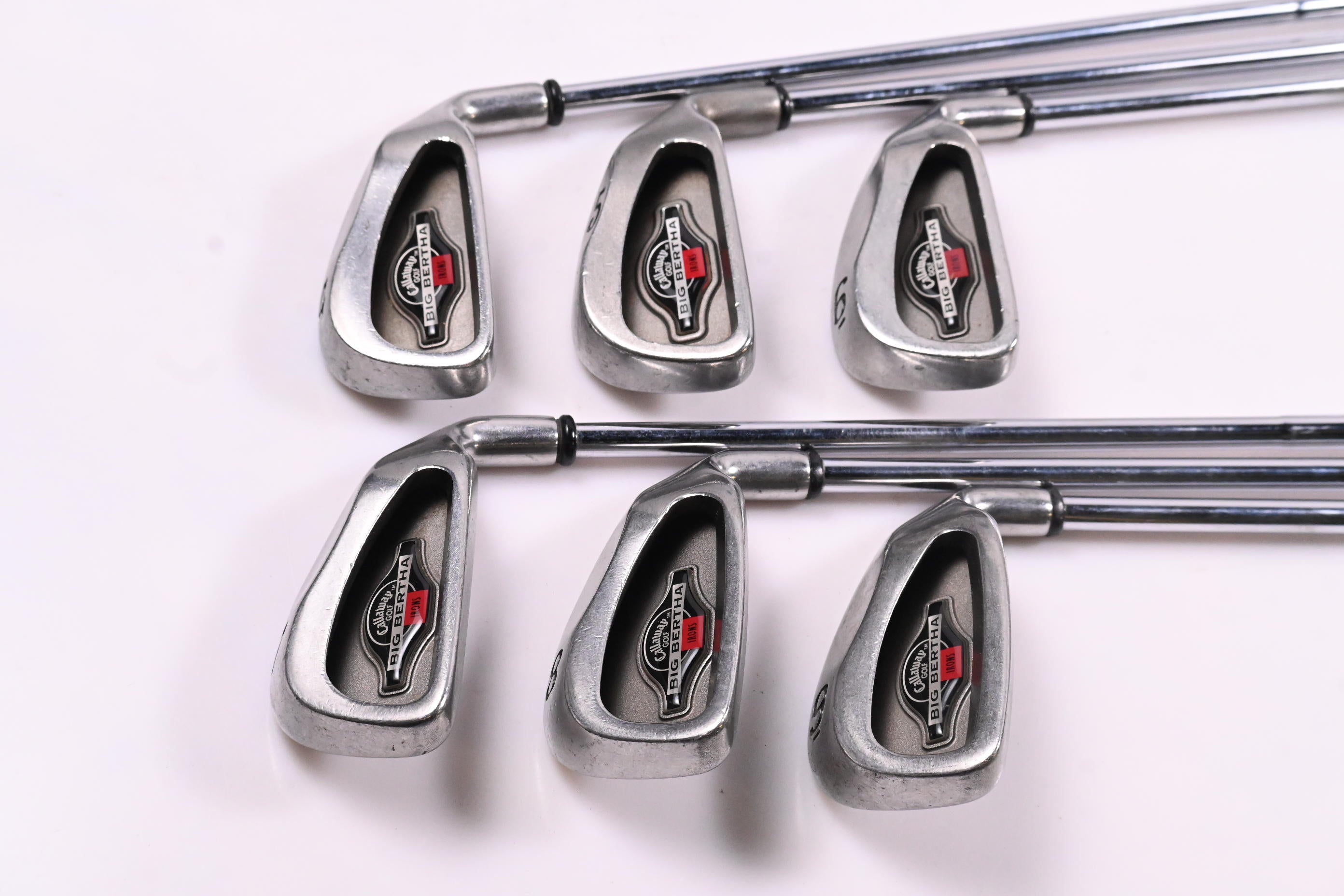 Callaway Big Bertha 1996 Irons / 4-9i / Regular Flex Callaway Memphis 10 Shafts