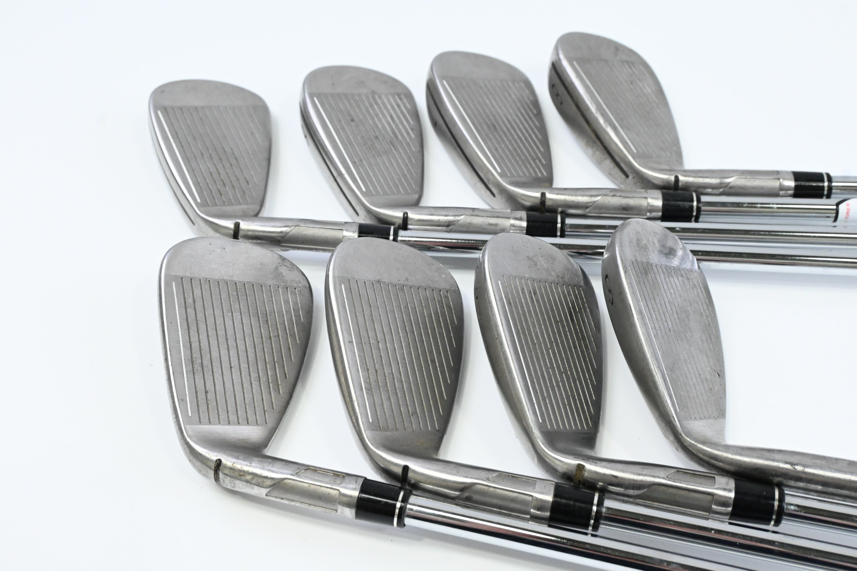 Taylormade Stealth Irons / 5-PW+AW+SW / Regular Flex KBS MAX MT 85 Shafts