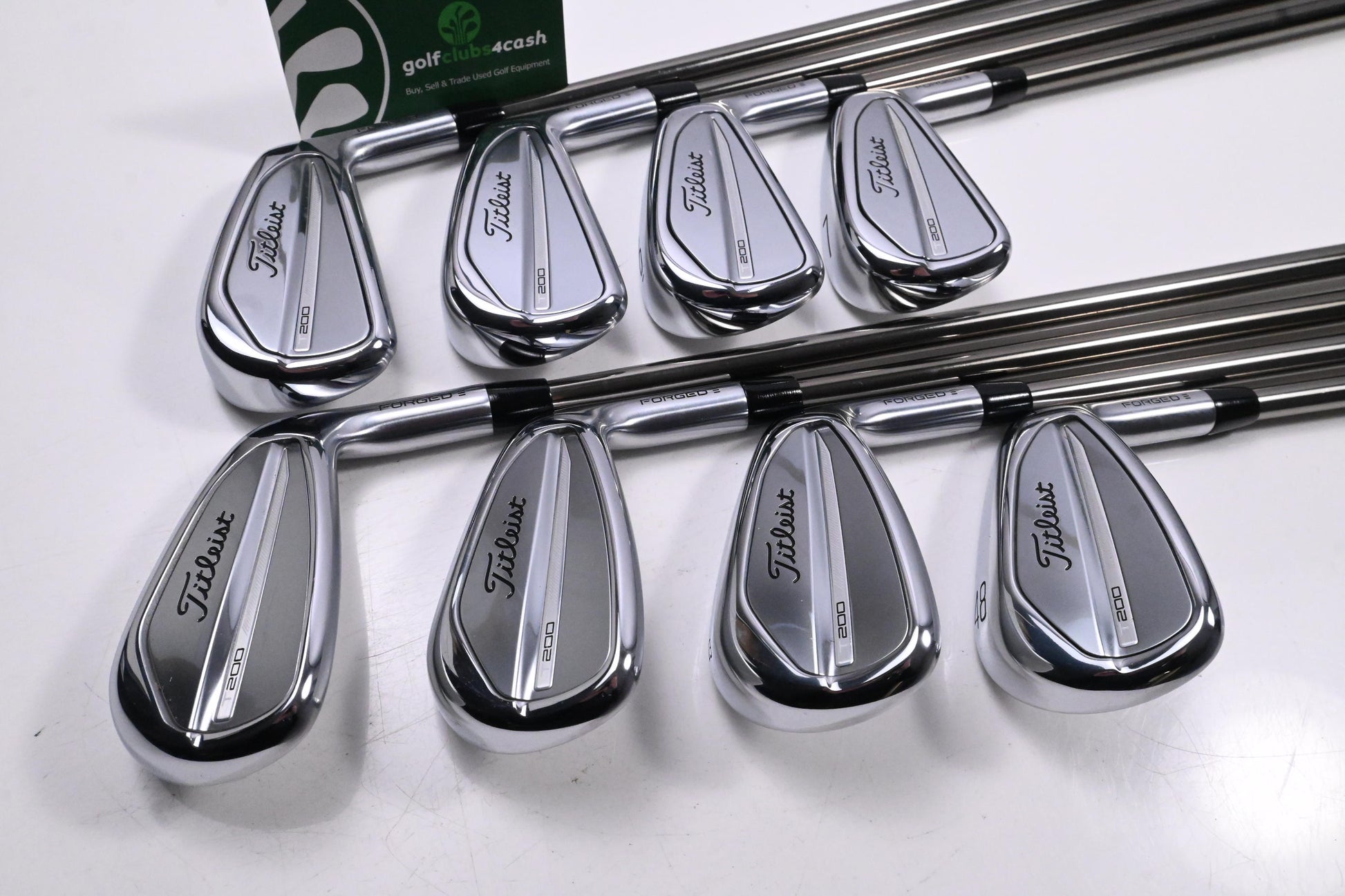 Titleist T200 2023 Irons / 4-PW+48 / Stiff Flex UST Mamiya Recoil 95 Shafts
