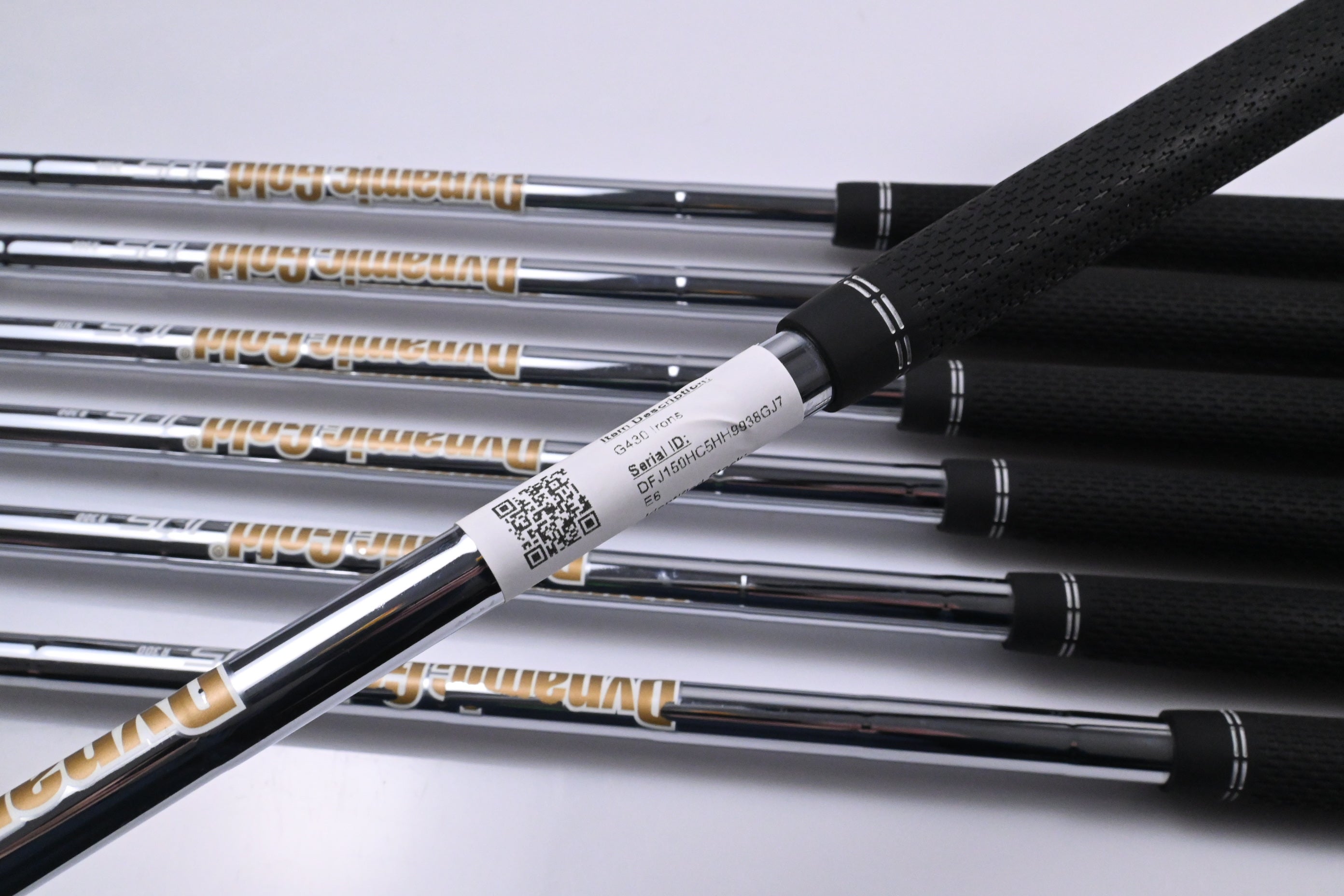 Left Hand Ping G430 Irons / 5-PW+45° / Green Dot / Regular Flex Dynamic Gold 105