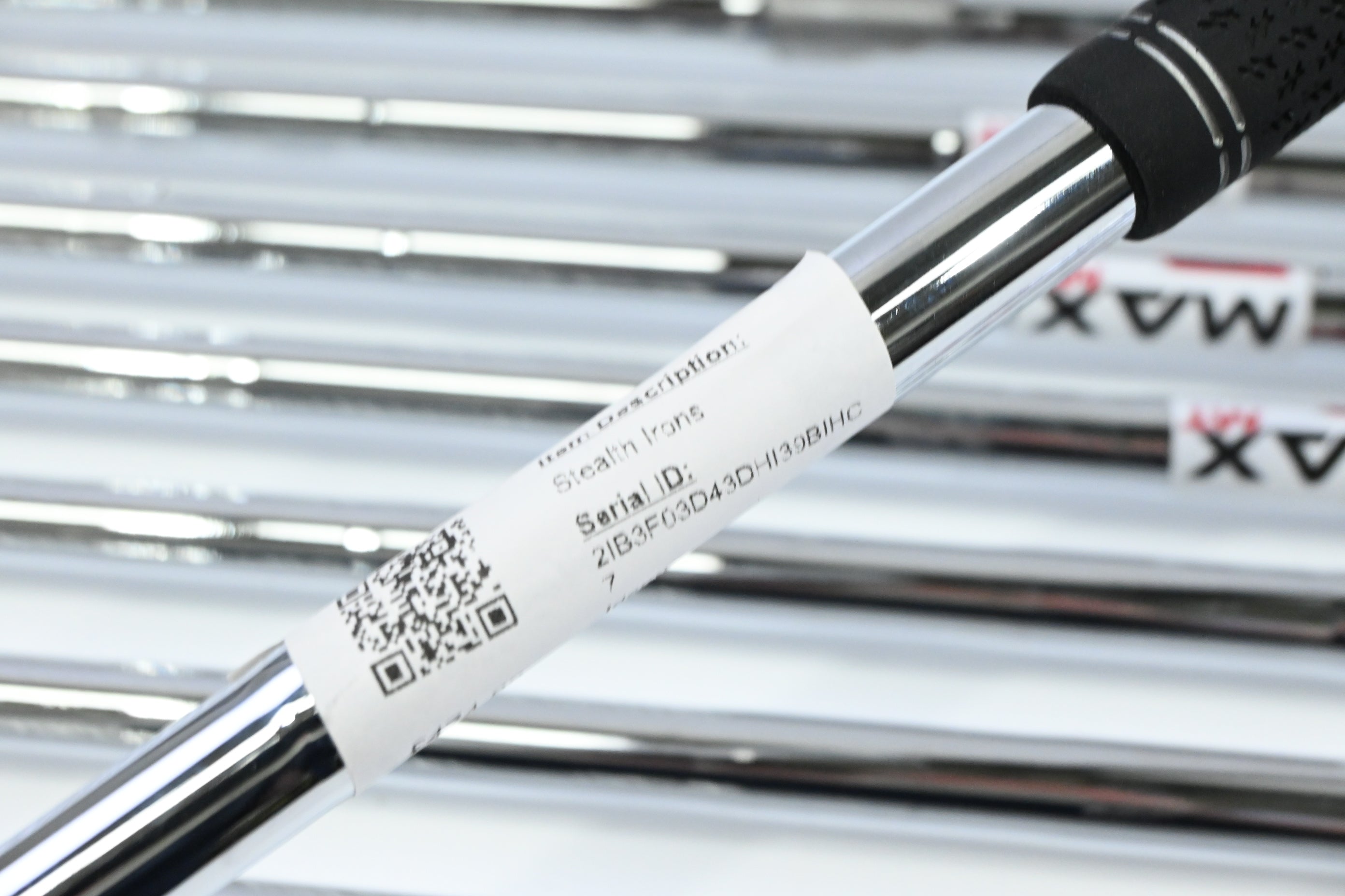 Taylormade Stealth Irons / 5-PW+AW+SW / Regular Flex KBS MAX MT 85 Shafts