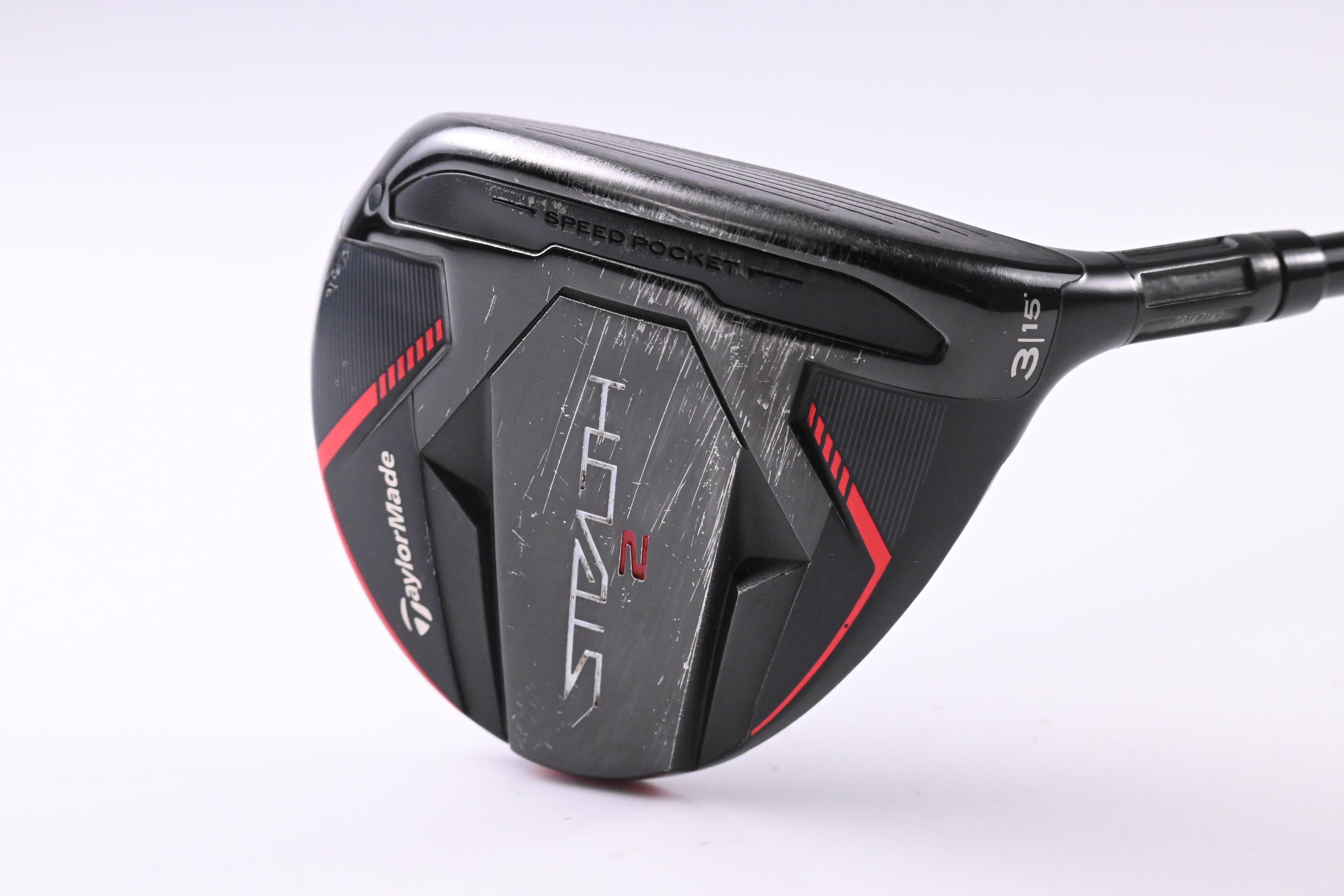 Taylormade Stealth 2 #3 Wood / 15 Degree / Stiff Flex Ventus TR Red 6 Shaft