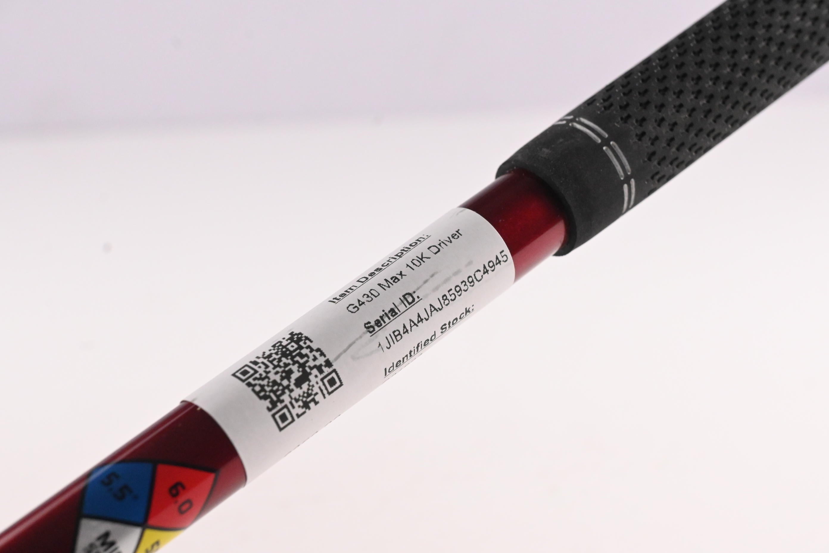 Ping G430 Max 10K Driver / 9 Degree / Stiff Flex HZRDUS Smoke RDX Red 50 Shaft