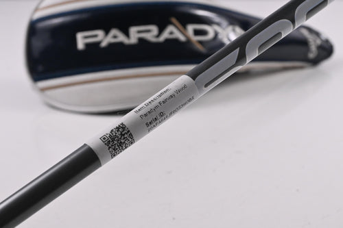 Callaway Paradym #3+ Wood / 13.5 Degree / Stiff Flex HZRDUS GEN4 Silver 60