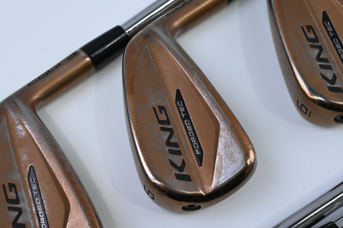Cobra King Forged Tec Copper Irons / 4-PW / Stiff Flex KBS $-Taper Lite Shafts