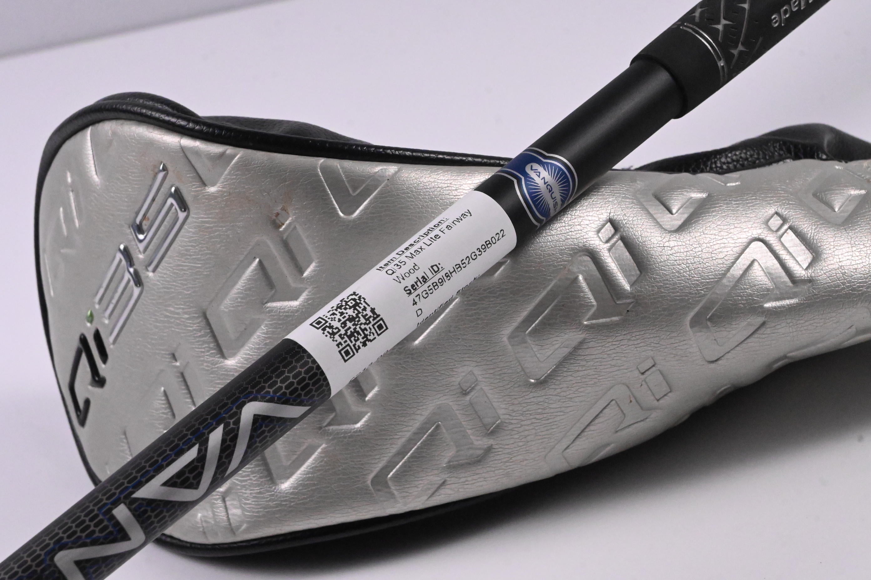 Taylormade Qi35 Max Lite #5 Wood / 18.5 Degree / Senior Flex Vanquish 4 Shaft