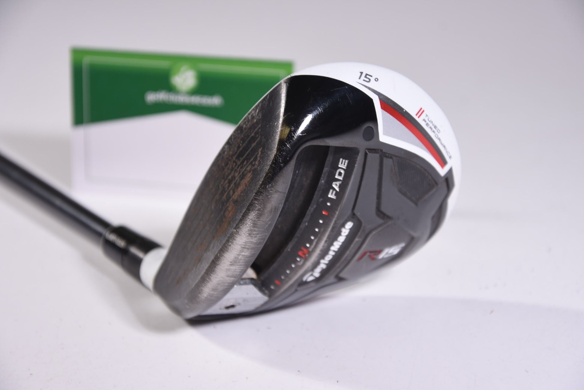 Left Hand Taylormade R15 #3 Wood / 15 Degree / Stiff Flex Fujikura Speeder 575