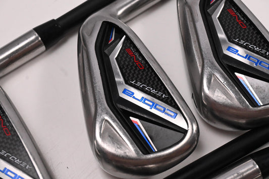 Cobra Aerojet One Length Irons / 5-PW+GW / Regular Flex KBS PGI 75 Shaft