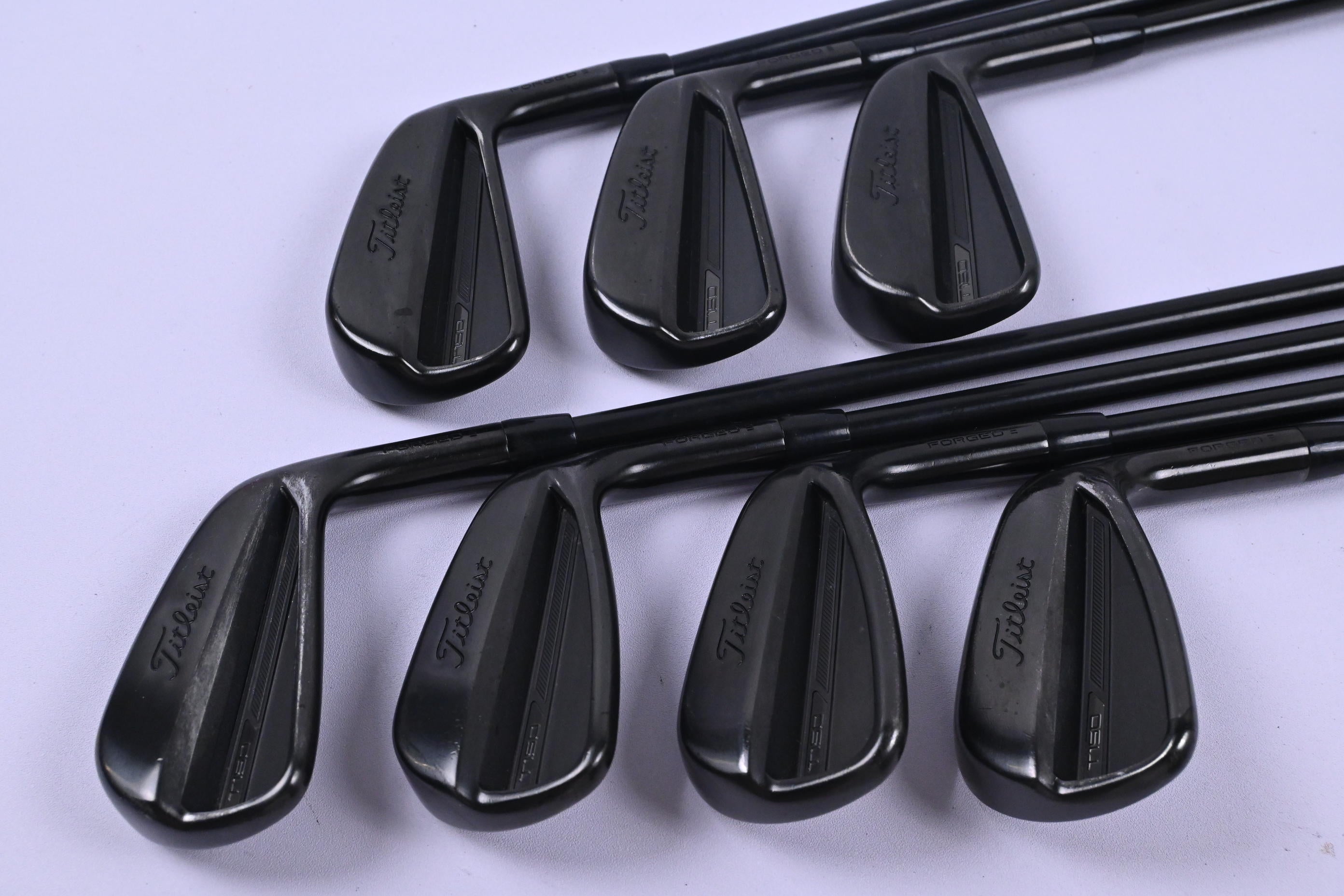 Titleist T150 Black Vapor Irons / 4-PW / Stiff Flex Project X LZ Shafts
