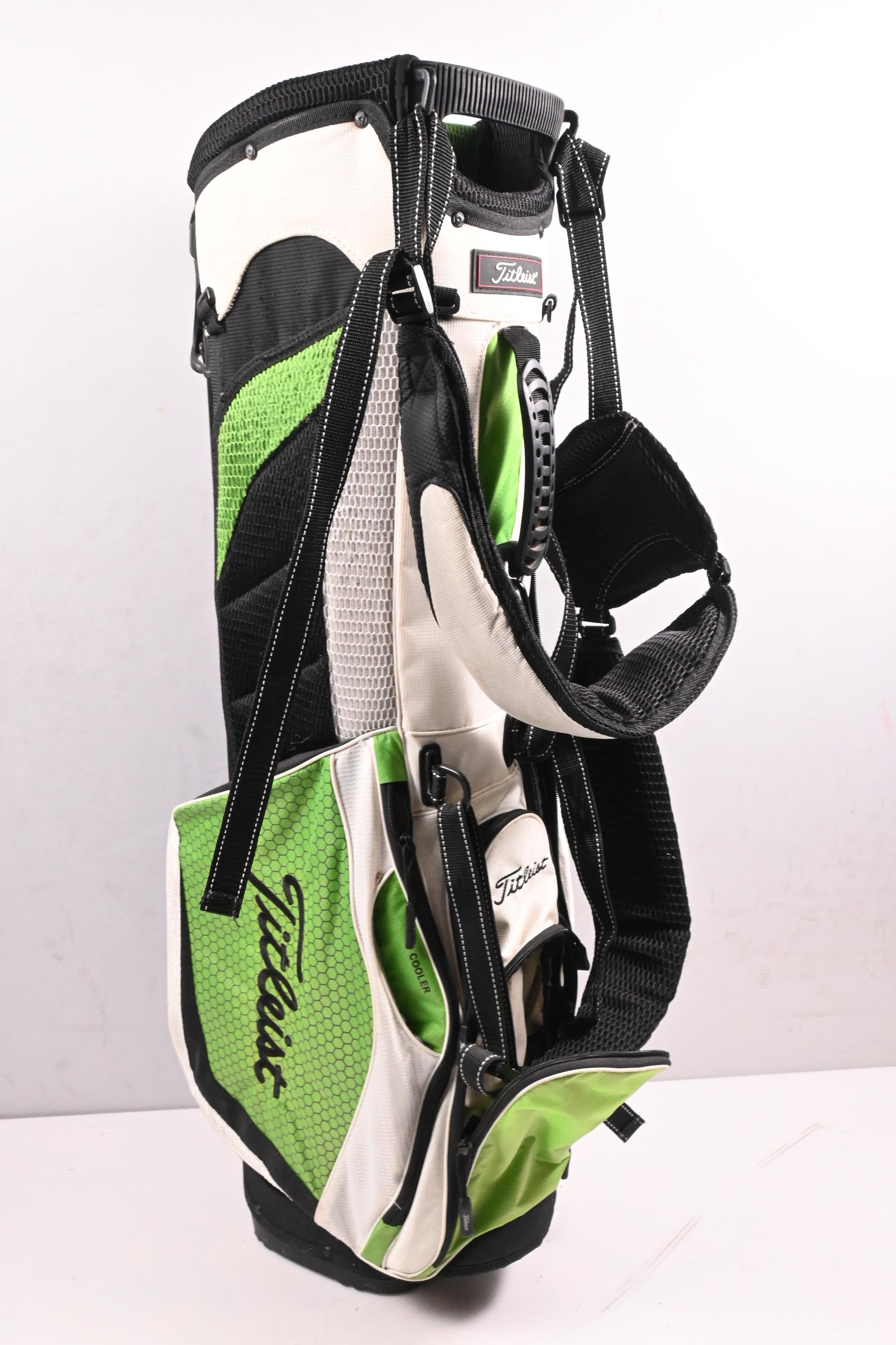 Titleist Stand Bag / 3-Way Divider / White, Green, Black