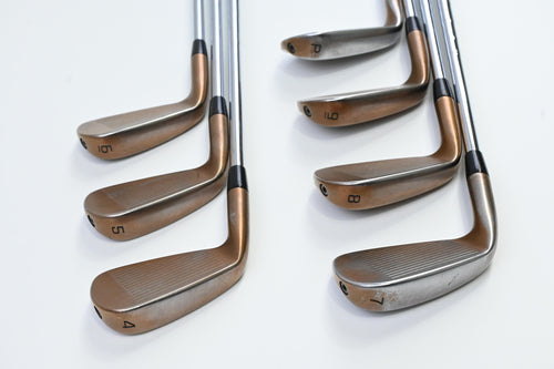 Cobra King Forged Tec Copper Irons / 4-PW / Stiff Flex KBS $-Taper Lite Shafts