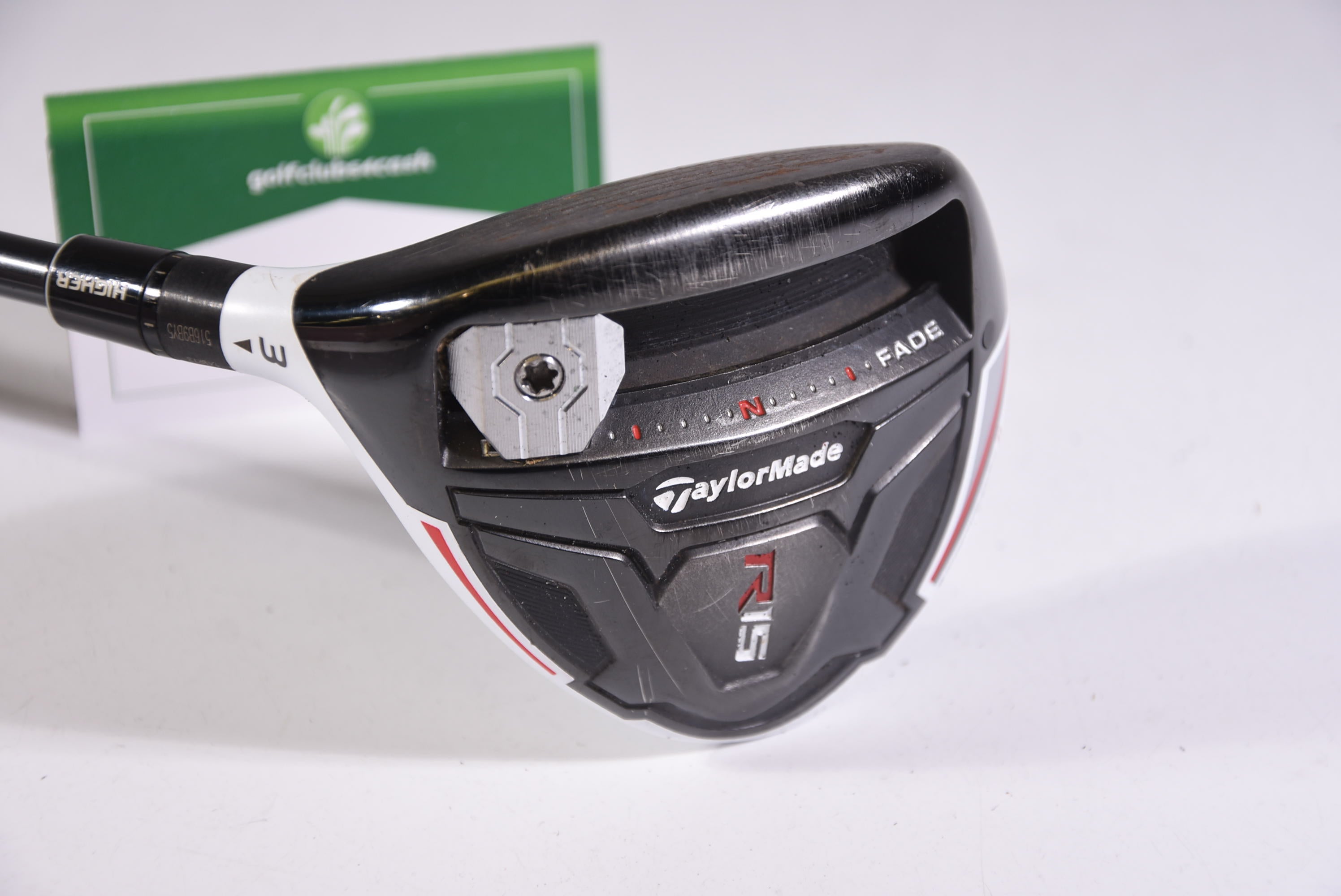 Left Hand Taylormade R15 #3 Wood / 15 Degree / Stiff Flex Fujikura Speeder 575